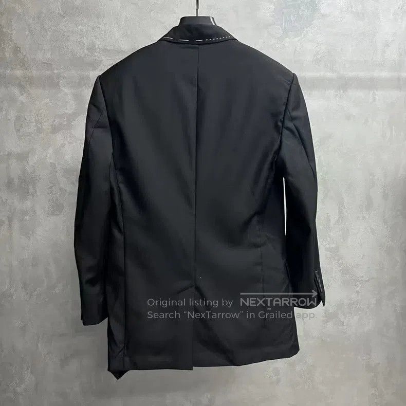 Givenchy Givenchy Black Stitched Detail Sword Collar Single-breaste Size US S / EU 44-46 / 1 - 2 Thumbnail