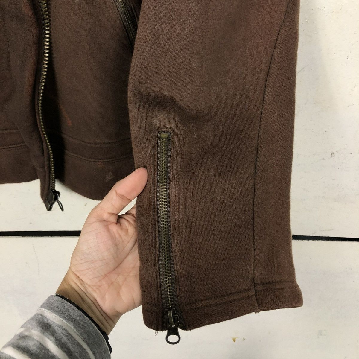 Japanese Brand 🔥VINTAGE BIKER JACKET ASYMETRICAL ZIPPER QUASH ISSEY MIYAKE Size US L / EU 52-54 / 3 - 17 Thumbnail