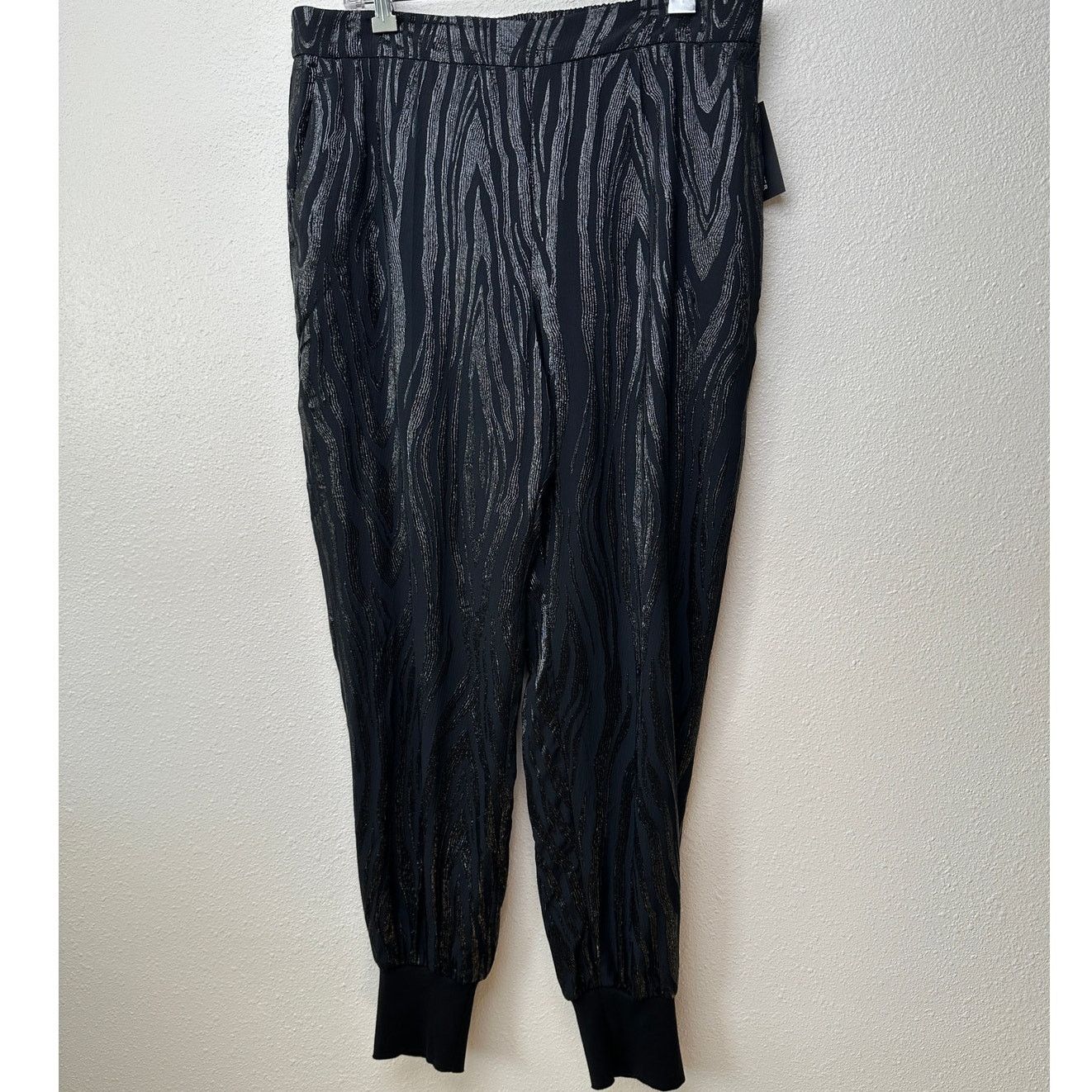 Stella McCartney NWT Stella McCartney Woodgrain Jogger Pants Black US L Size 34" / US 12 / IT 48 - 5 Thumbnail