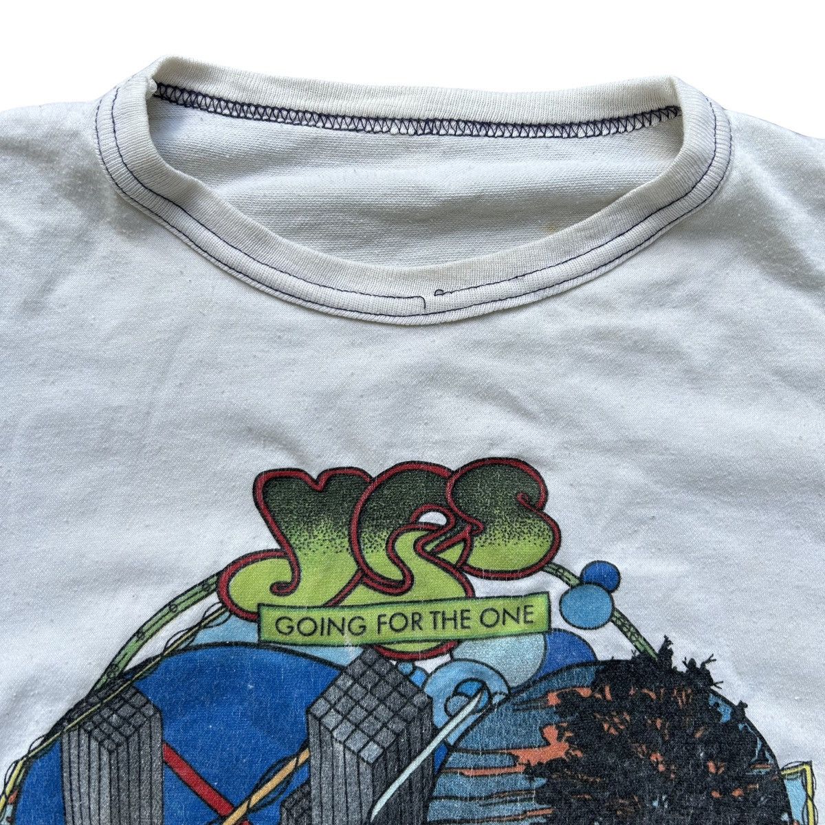 Band Tees Vintage 1977 YES Going For The One Long Sleeve Tour Shirt Size US M / EU 48-50 / 2 - 2 Thumbnail