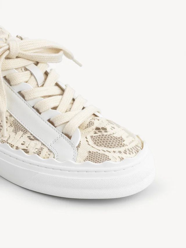 Chloe o1loc1c1024 Lauren Sneakers in White Size US 10 / IT 40 - 3 Thumbnail