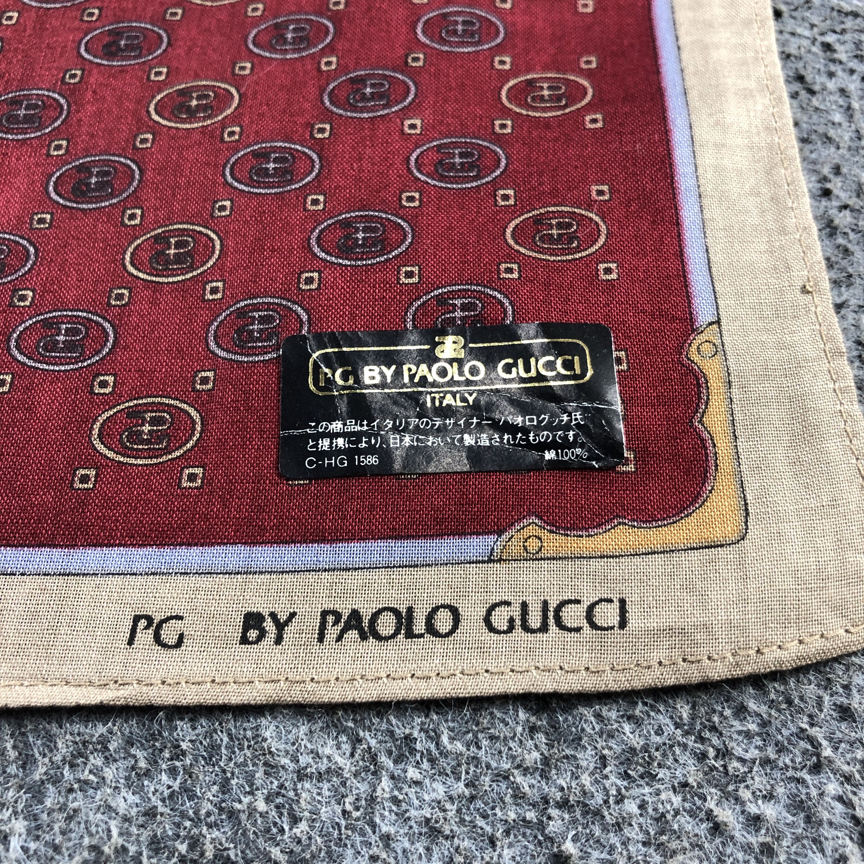 Paolo Gucci Paolo Gucci Handkerchief Neckerchief Bandana H2681 Size ONE SIZE - 4 Thumbnail