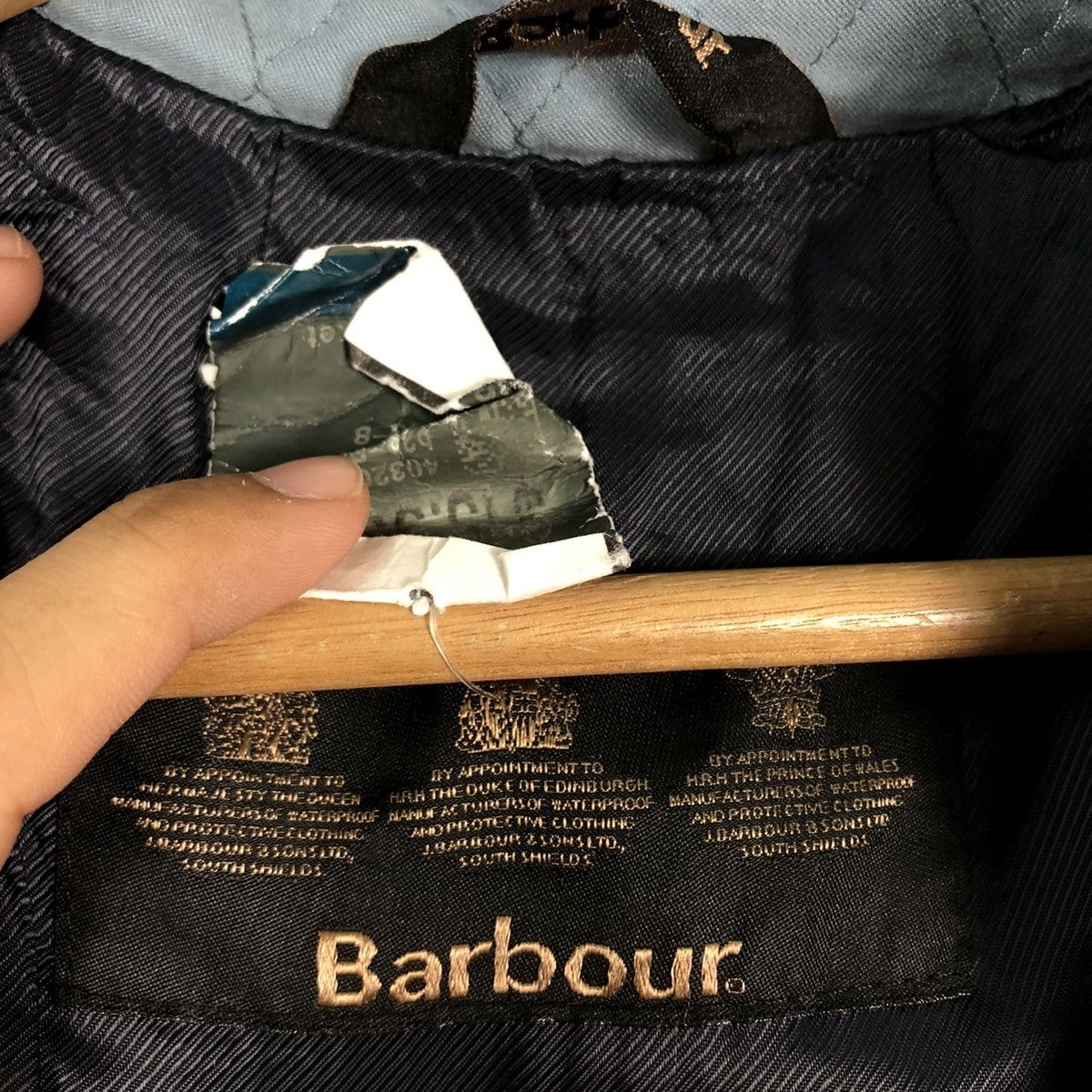 Barbour VINTAGE BARBOUR QUILTED L115 MICROFIBRE JACKET (SHORT) Size US S / EU 44-46 / 1 - 13 Thumbnail