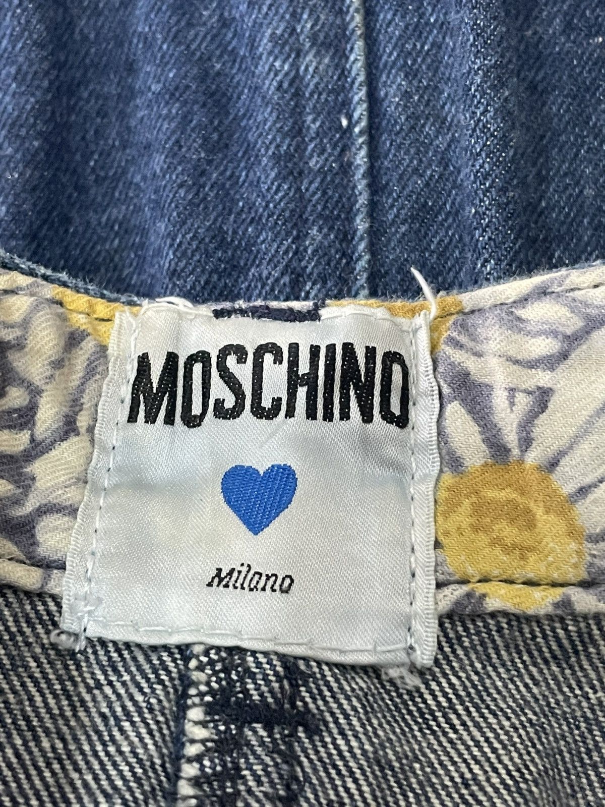 Moschino Moschino Denim Mini Skirt Size 26" / US 2 / IT 38 - 4 Thumbnail