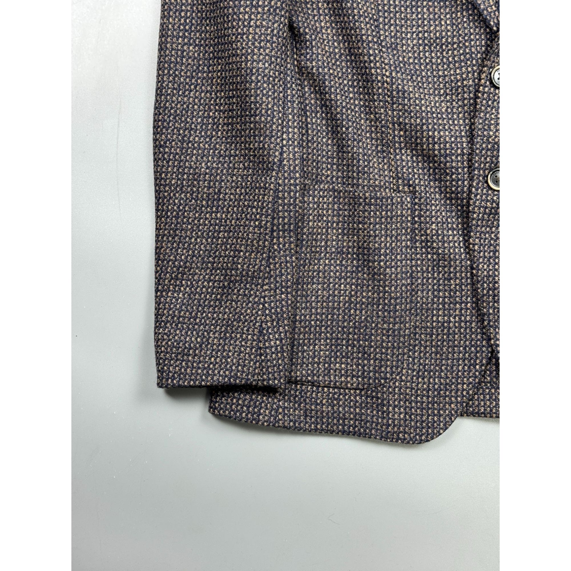 Paoloni Paoloni Wool Cotton Cashmere Two Button Blazer (Y1251) Size 36R - 2 Thumbnail