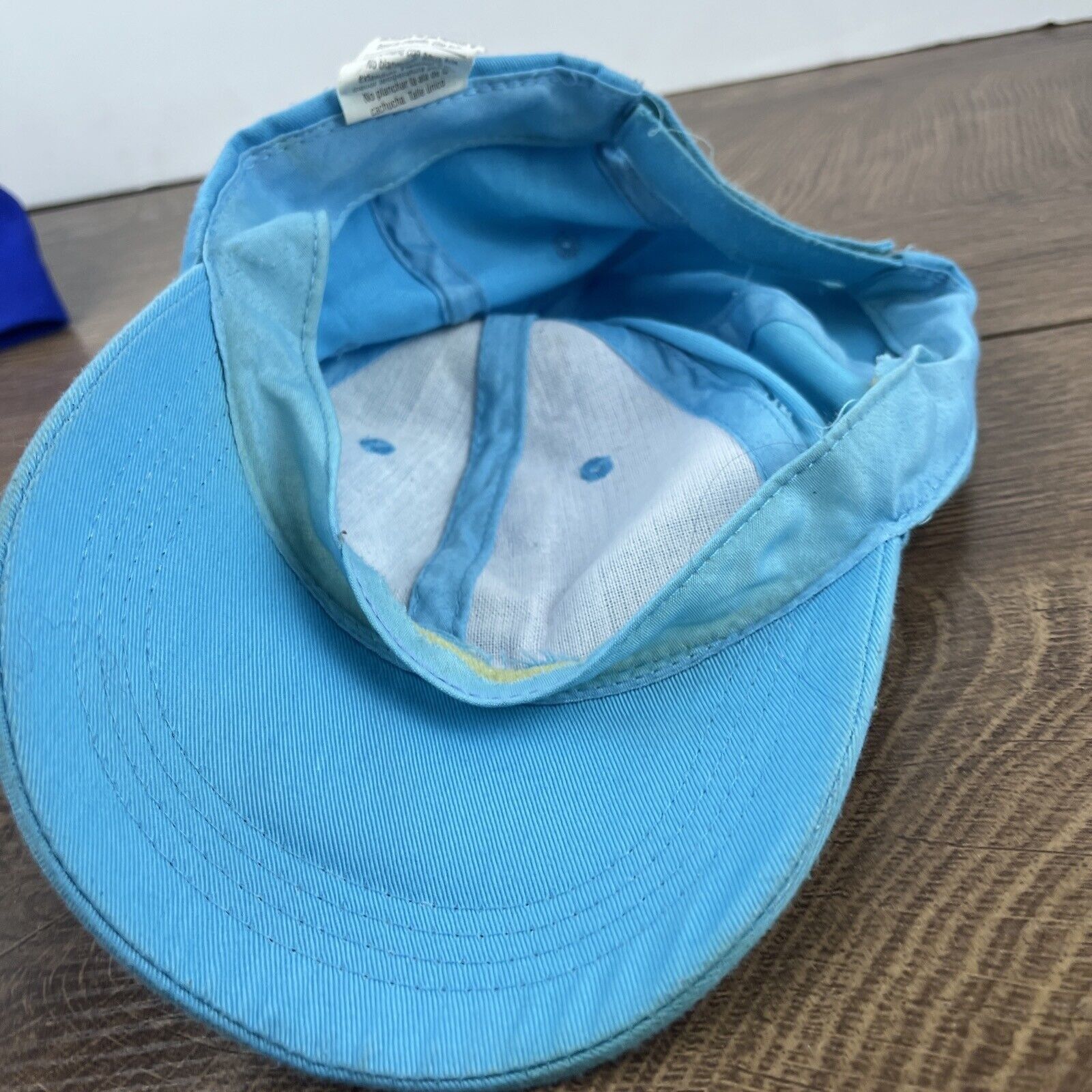 Other Bright Blue Hat Light Blue Hat Adjustable Adult Size Hat Blu Size ONE SIZE - 12 Thumbnail