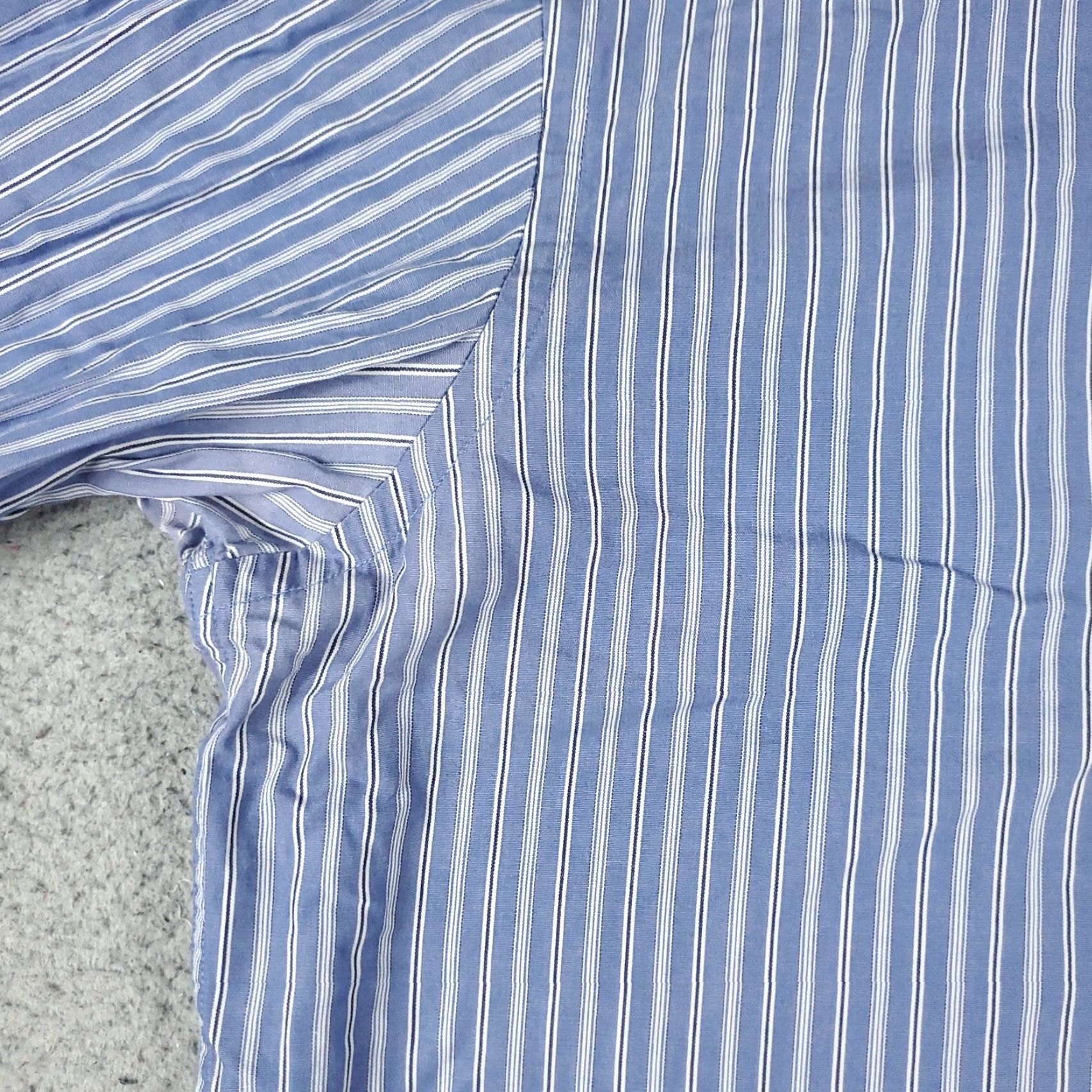 Tommy Hilfiger Tommy Hilfiger Shirt Mens Medium Blue Striped Button-Up Long Sleeve Cotton, Casual Workwear Regular Logo Size US M / EU 48-50 / 2 - 3 Thumbnail