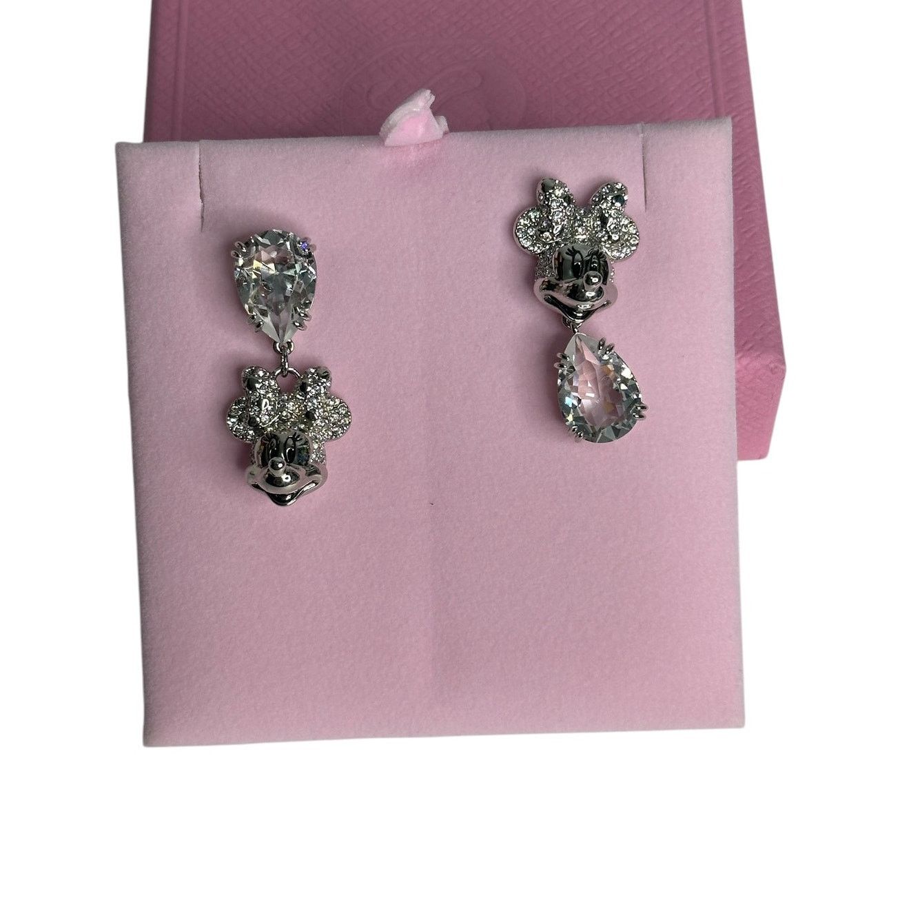 Swarovski Swarovski 100 Years Disney Minnie Mouse drop earrings Size ONE SIZE - 7 Thumbnail