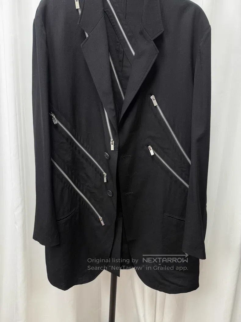 Yohji Yamamoto YOHJI YAMAMOTO Zippered wool suit Size US L / EU 52-54 / 3 - 3 Thumbnail