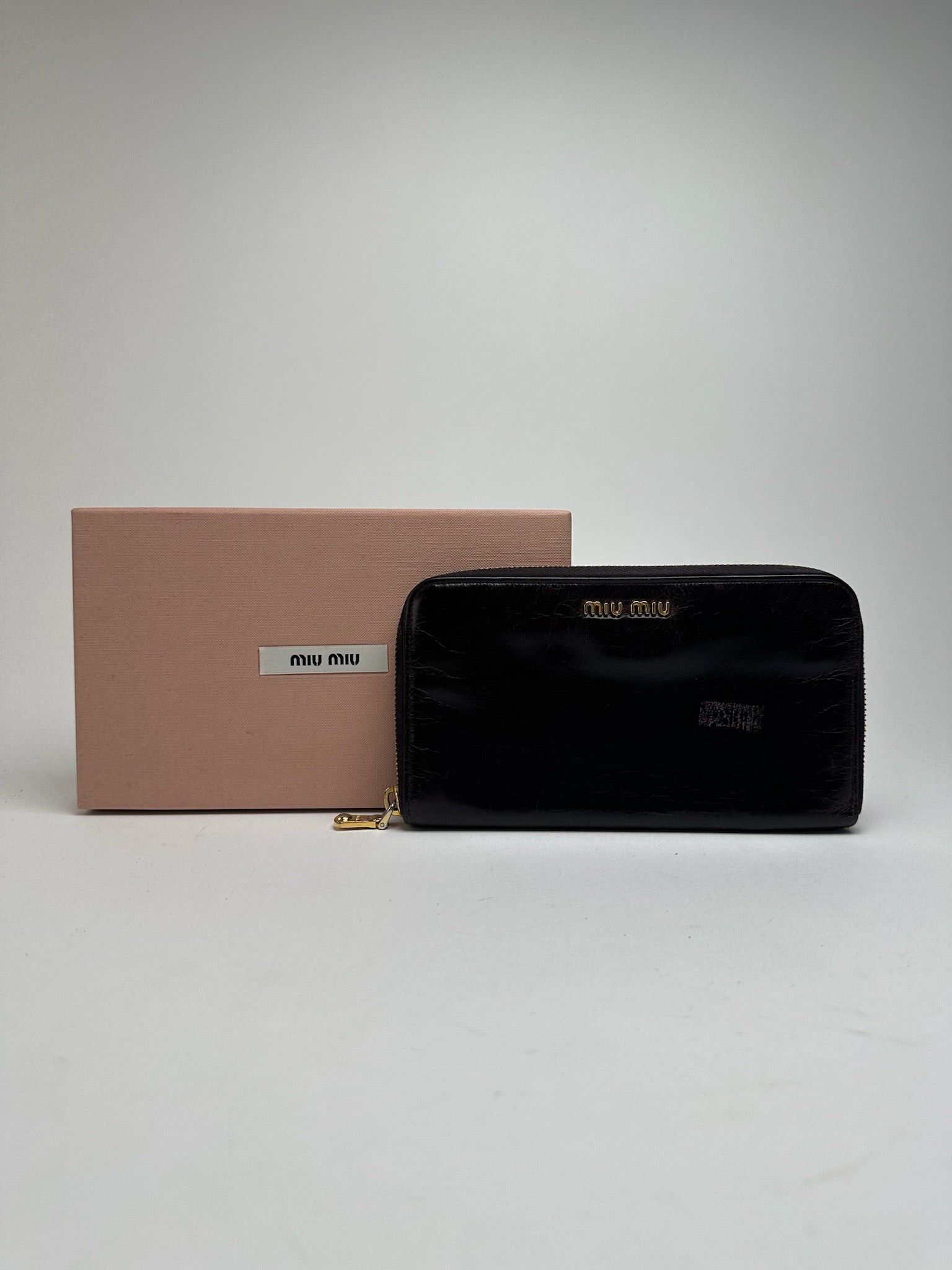 Miu Miu Vintage Leather wallet purple Size ONE SIZE - 1 Thumbnail
