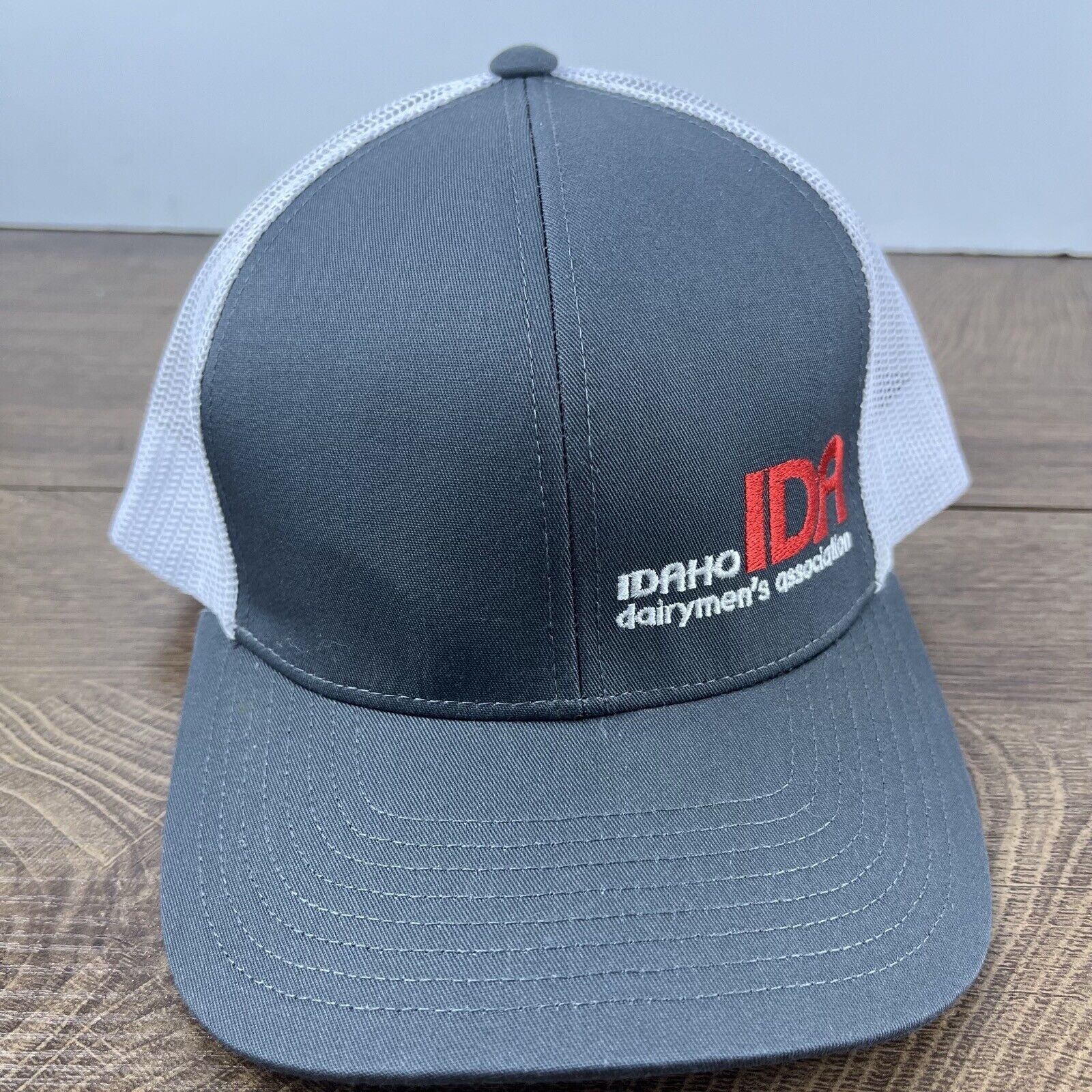 Other Idaho Dairymens Hat IDA Snapback Hat Gray Adjustable Hat Adu Size ONE SIZE - 2 Thumbnail