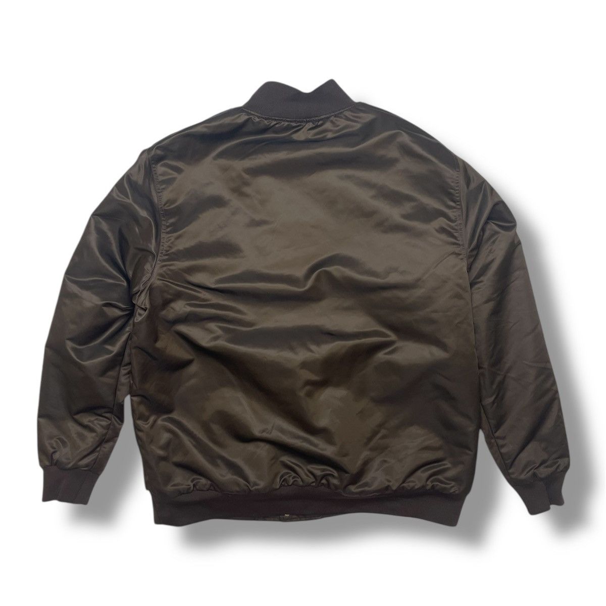 Nike Vintage Nike AIR Big Logo Nylon Bomber Jacket Rare Size US L / EU 52-54 / 3 - 5 Thumbnail