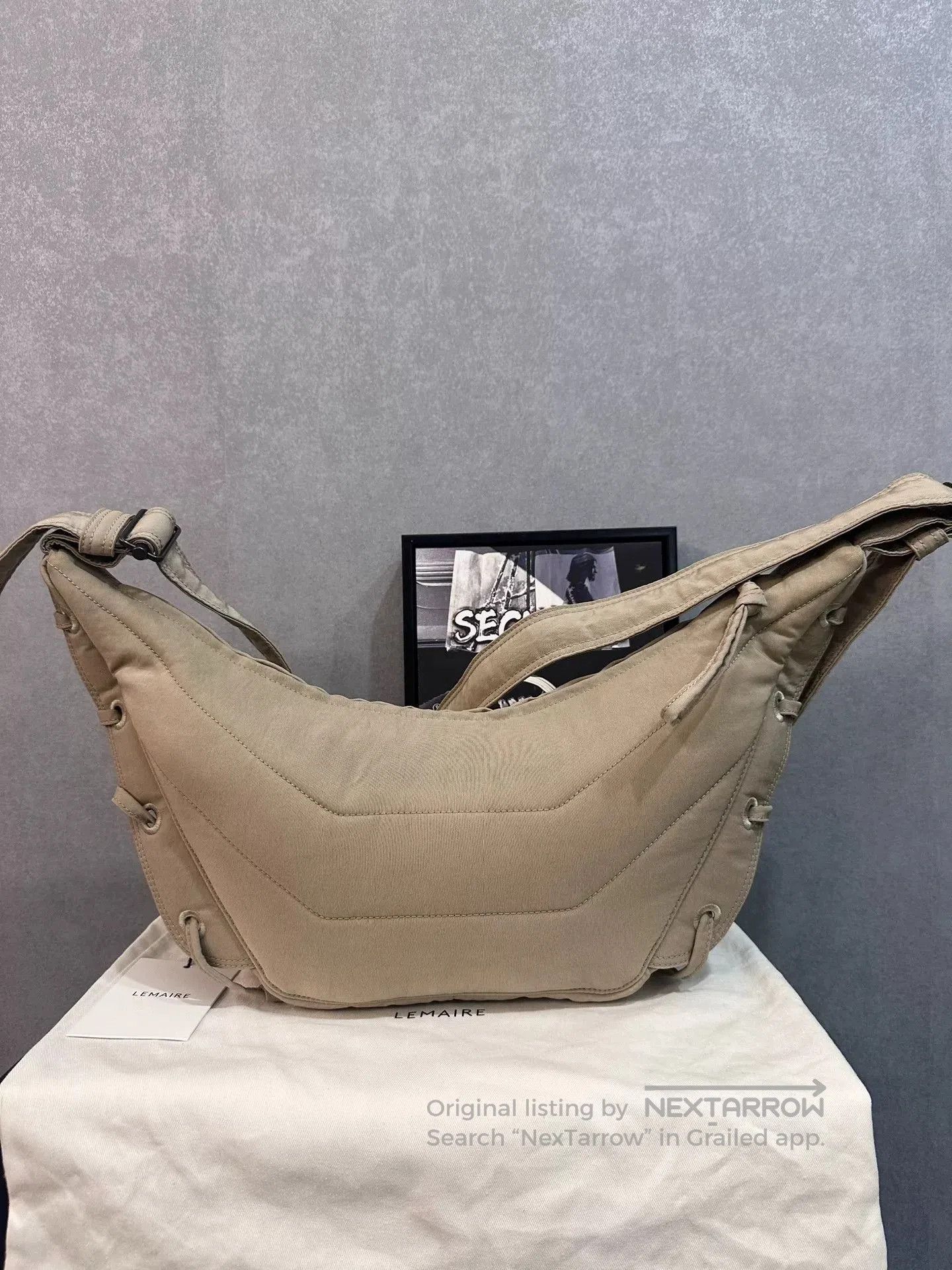 Lemaire Lemaire Small Clay Croissant Bag. Size ONE SIZE - 2 Thumbnail