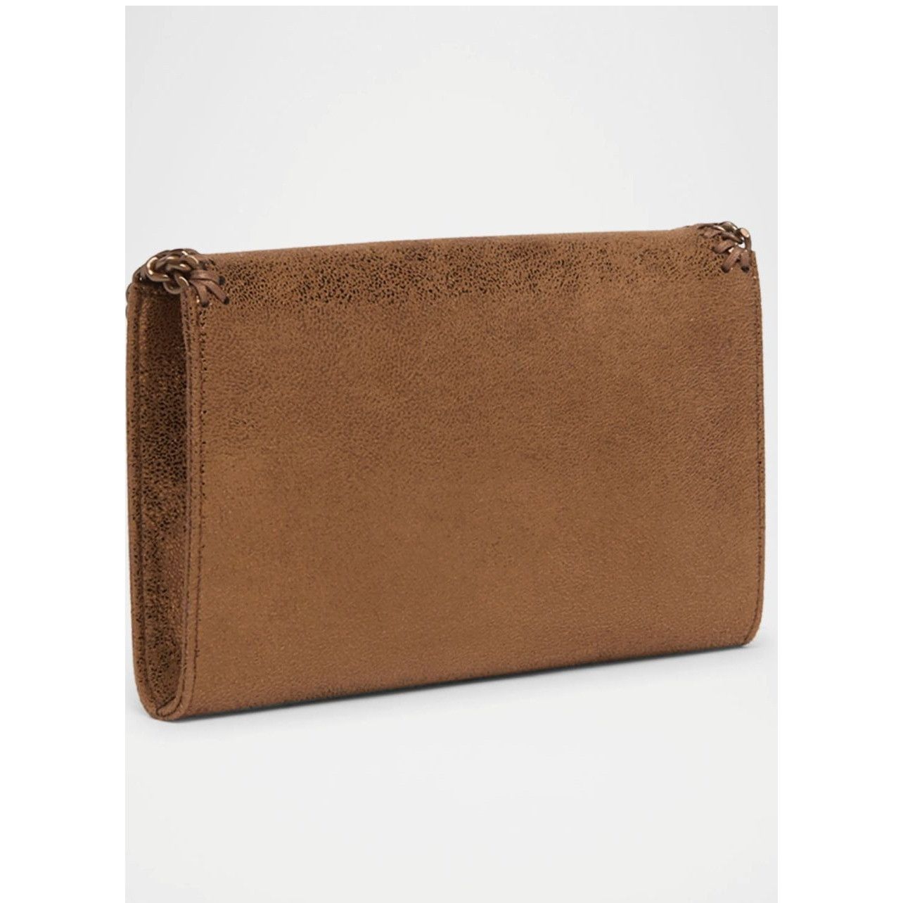 Stella McCartney Stella McCartney Bronze Shiny Chamois Wallet on chain Size ONE SIZE - 7 Thumbnail