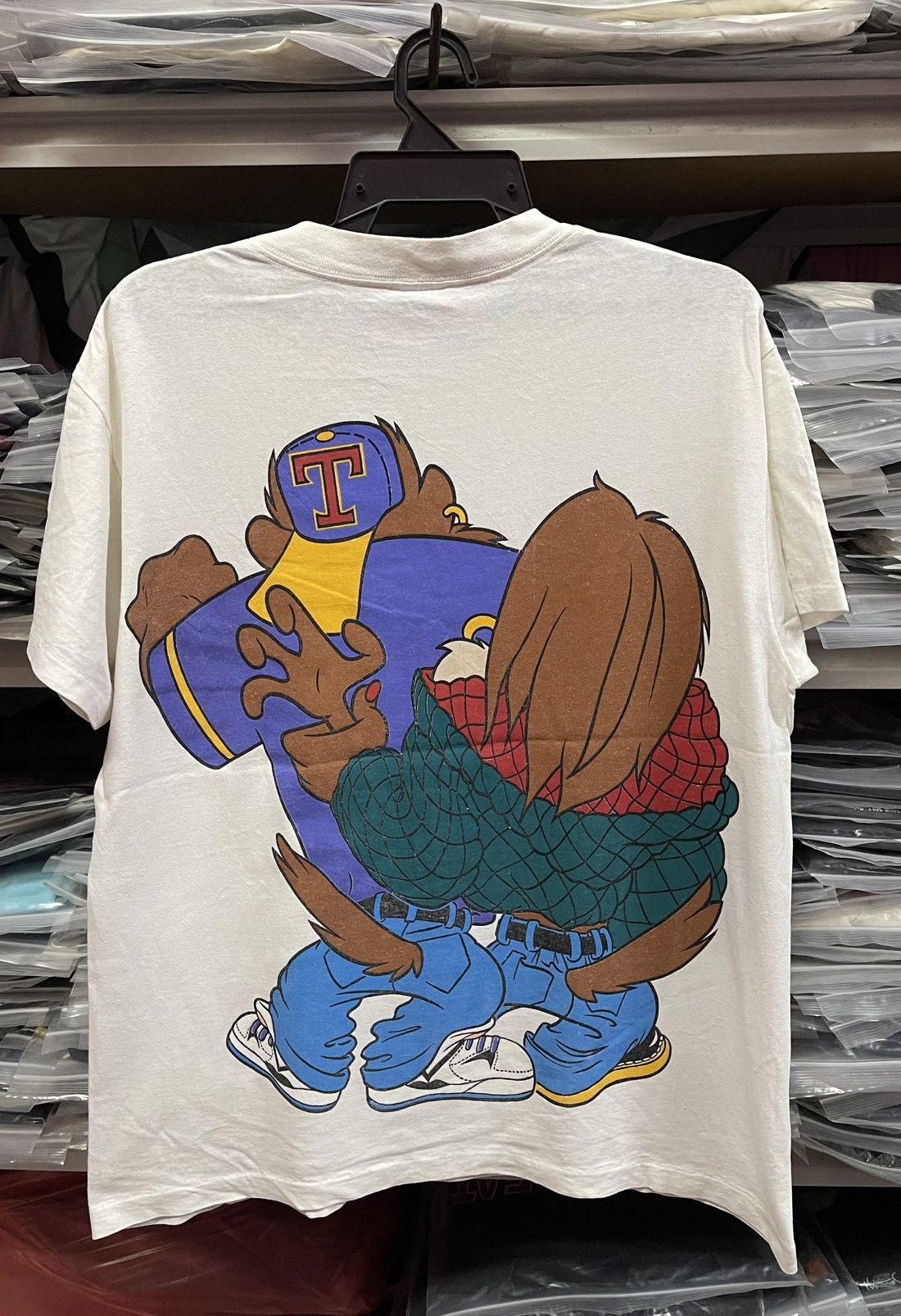 Vintage Vintage 90s Looney Tunes Taz Tasmanian All Over Print🔥🔥🔥 Size US L / EU 52-54 / 3 - 9 Thumbnail