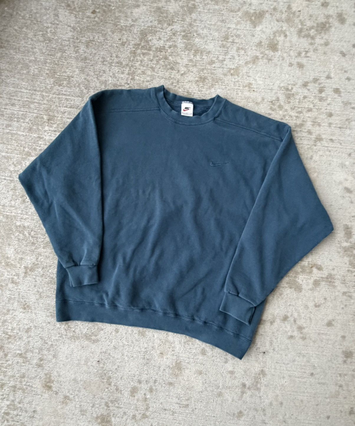 Nike 90s Nike made in USA Teal Crewneck Sweatshirt Size US L / EU 52-54 / 3 - 7 Thumbnail