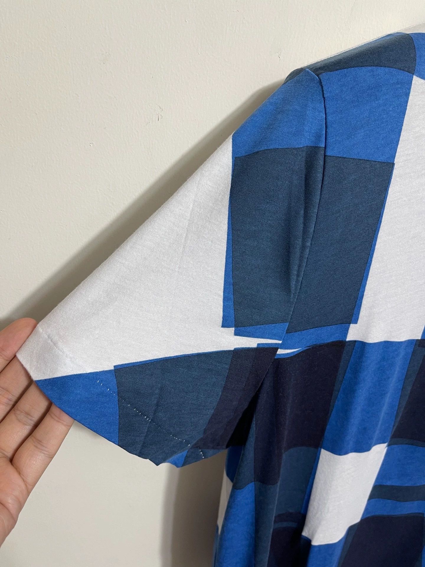 Burberry Burberry Slim Color Block Print Short Sleeve T XL Size US XL / EU 56 / 4 - 4 Thumbnail