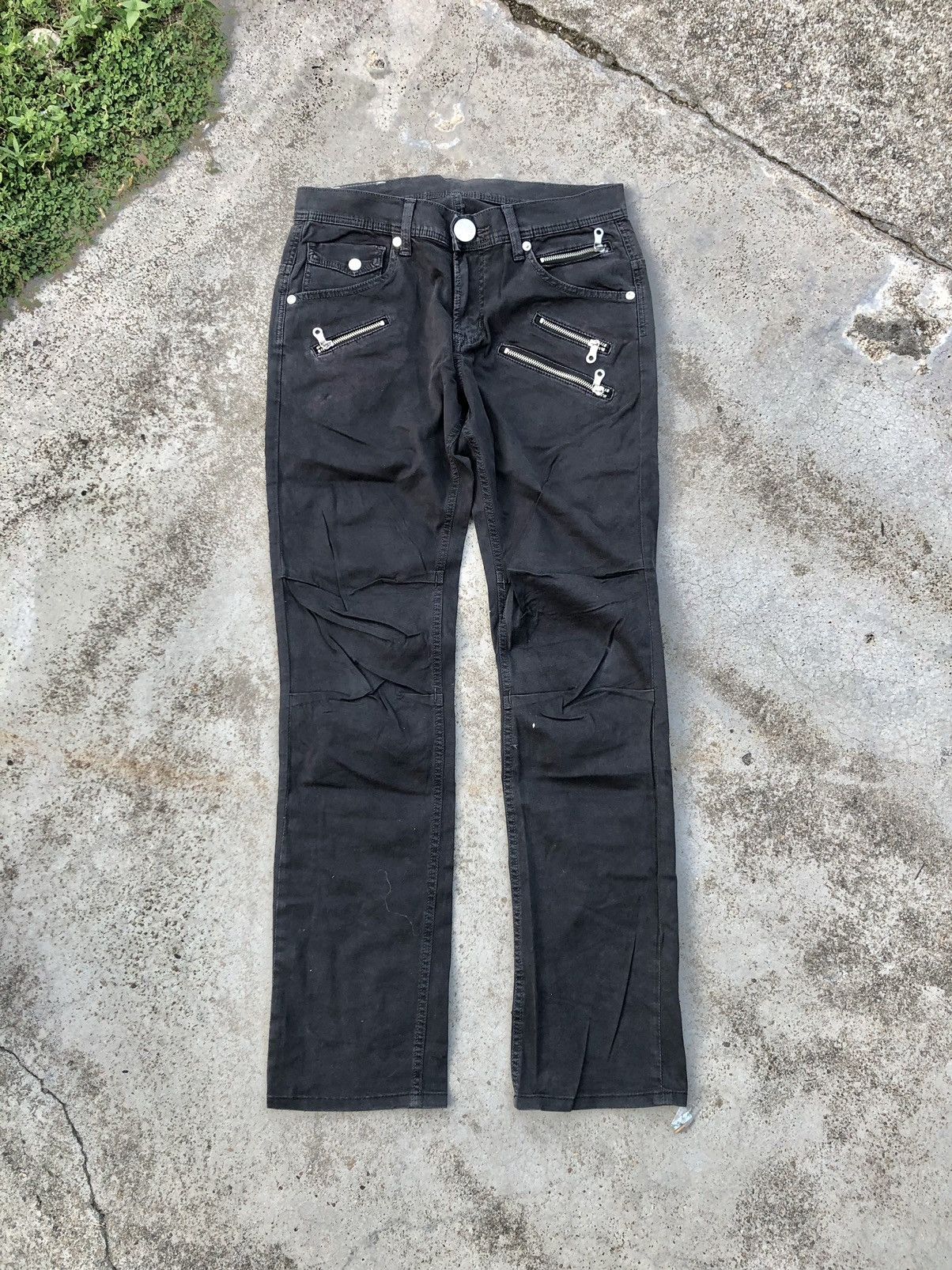 Lee ZIPPER BUCKLE BACK STRECTHABLE PANT BY LEE Size US 32 / EU 48 - 1 Thumbnail