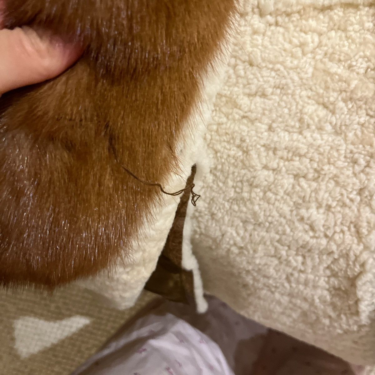 Prada Vintage Prada Mink Fur/Shearling Coat Fall/Winter 2004 Size M / US 6-8 / IT 42-44 - 9 Thumbnail