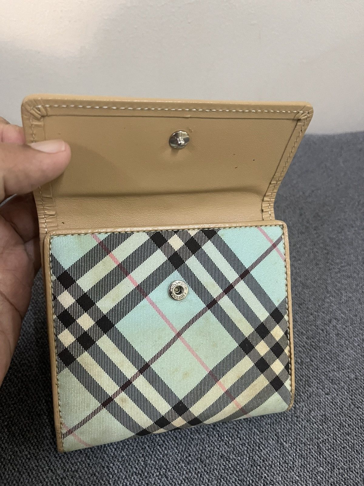 Burberry × Gosha Rubchinskiy Vintage 80s burberry nova check wallet Size ONE SIZE - 4 Thumbnail