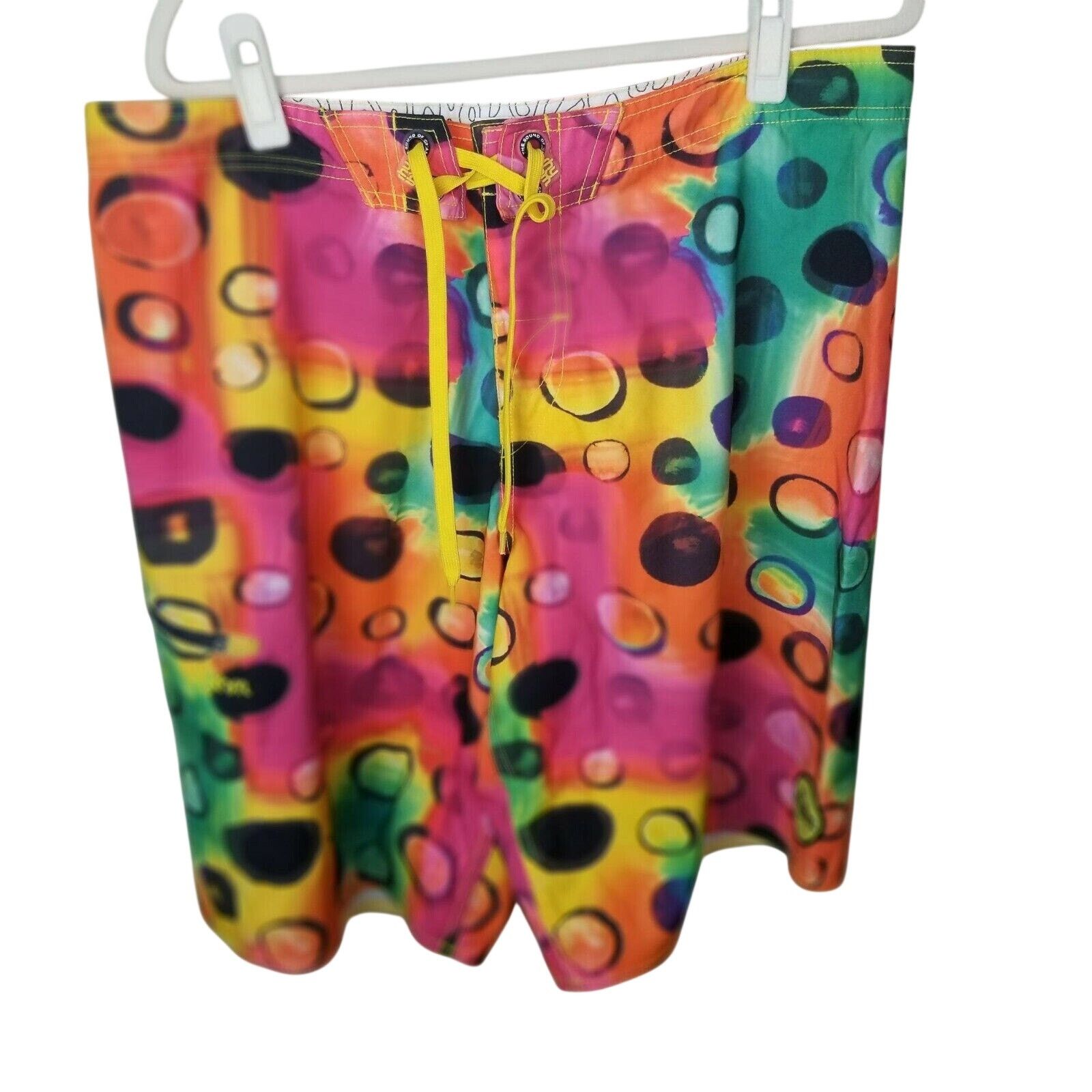 Rhythm Rhythm Mens Swim Trunks Hybrid Board Shorts Sz 36 Multicolor Size US 36 / EU 52 - 4 Thumbnail