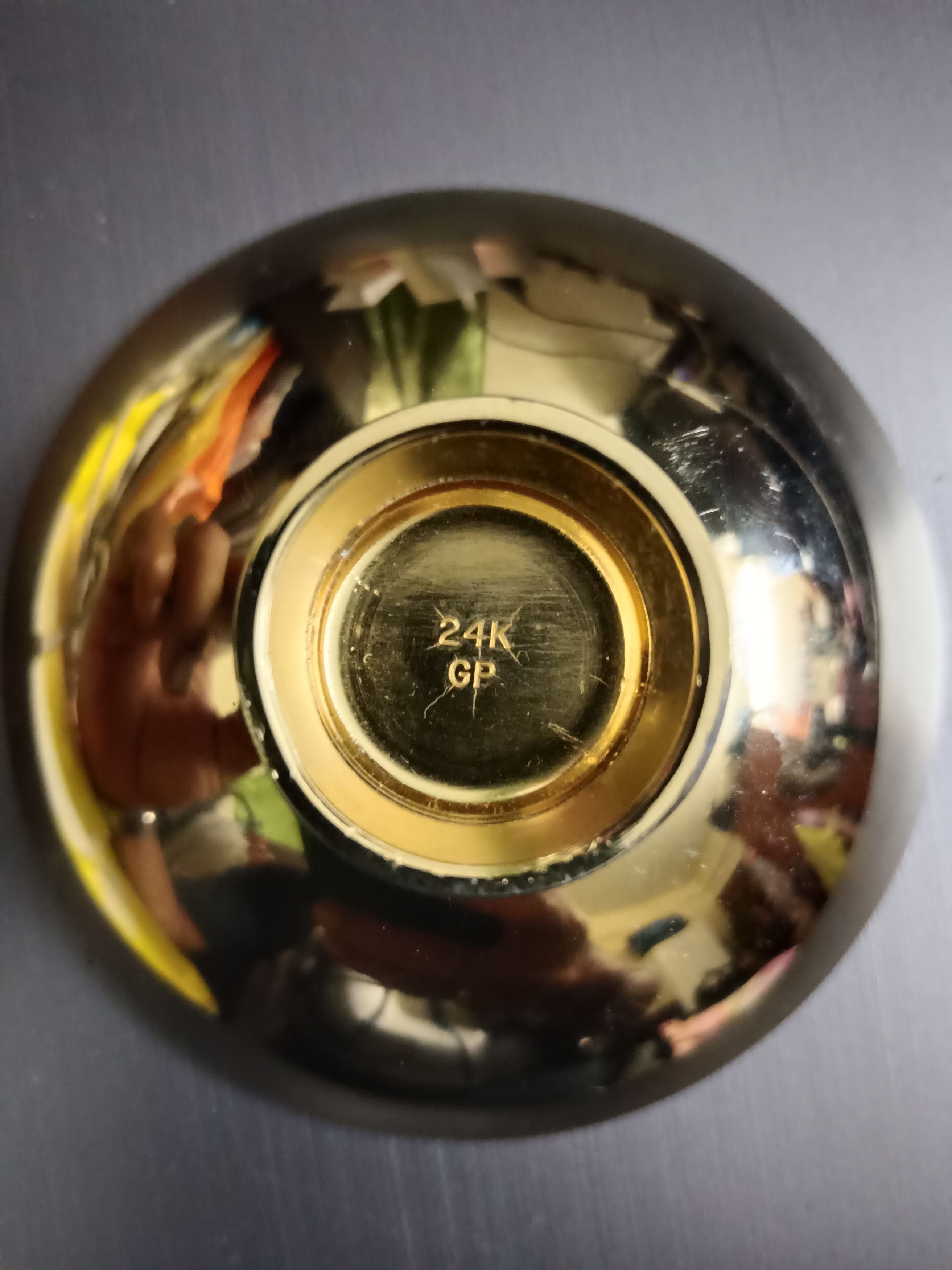 Vintage Vintage Japanese Sake Cup Gold Plated 24K Size ONE SIZE - 2 Thumbnail