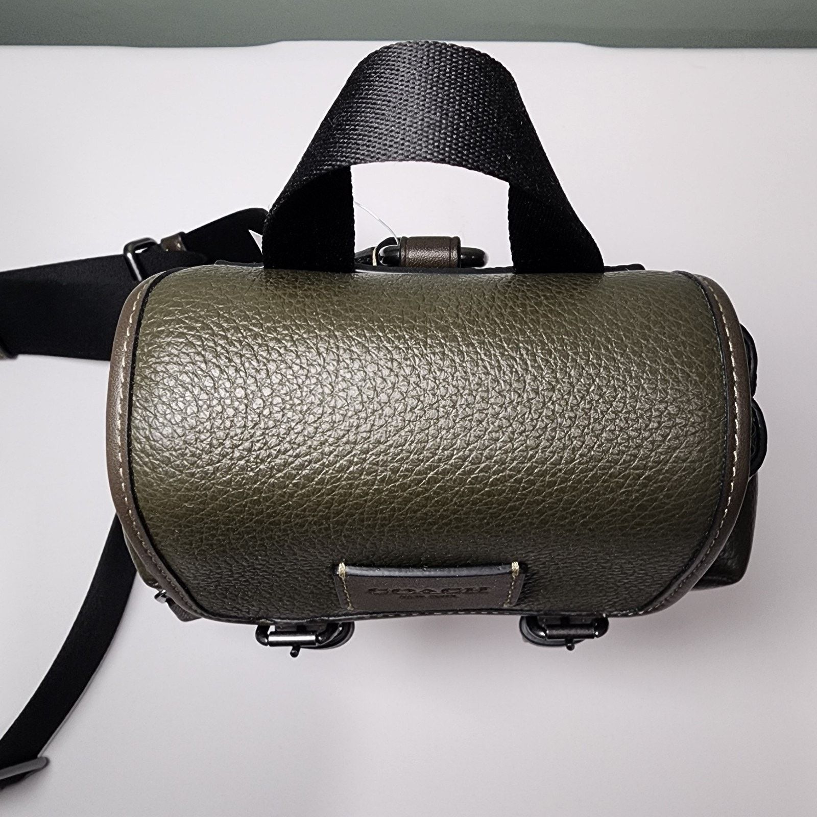 Coach NWT Coach CCE79 Sprint Sling Pack Suede Bag Uniform Green Size ONE SIZE - 5 Thumbnail
