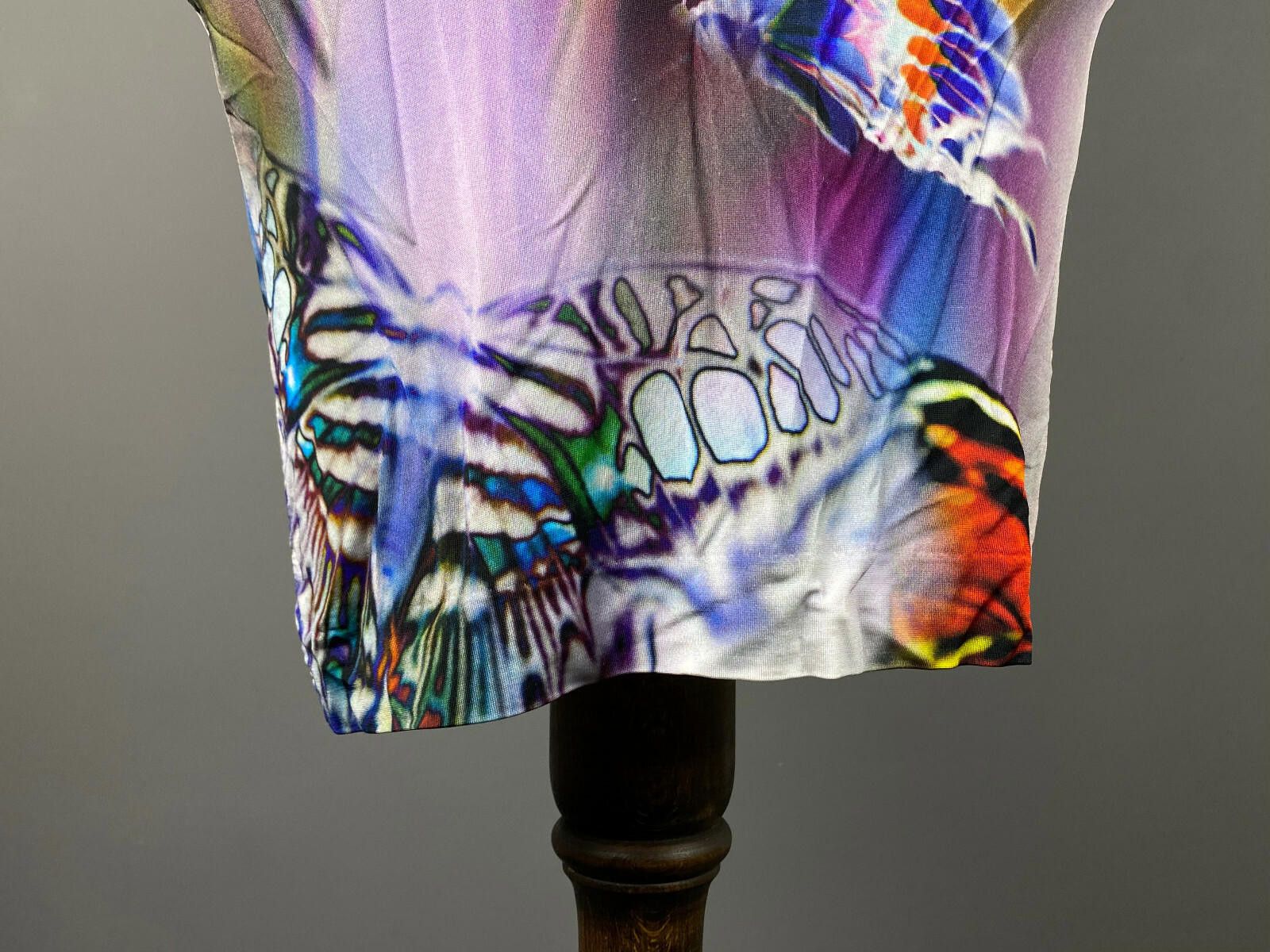 Designer Ana Alcazar Multicolor Butterfly Tank Midi Dress Size 36 Size M / US 6-8 / IT 42-44 - 7 Thumbnail