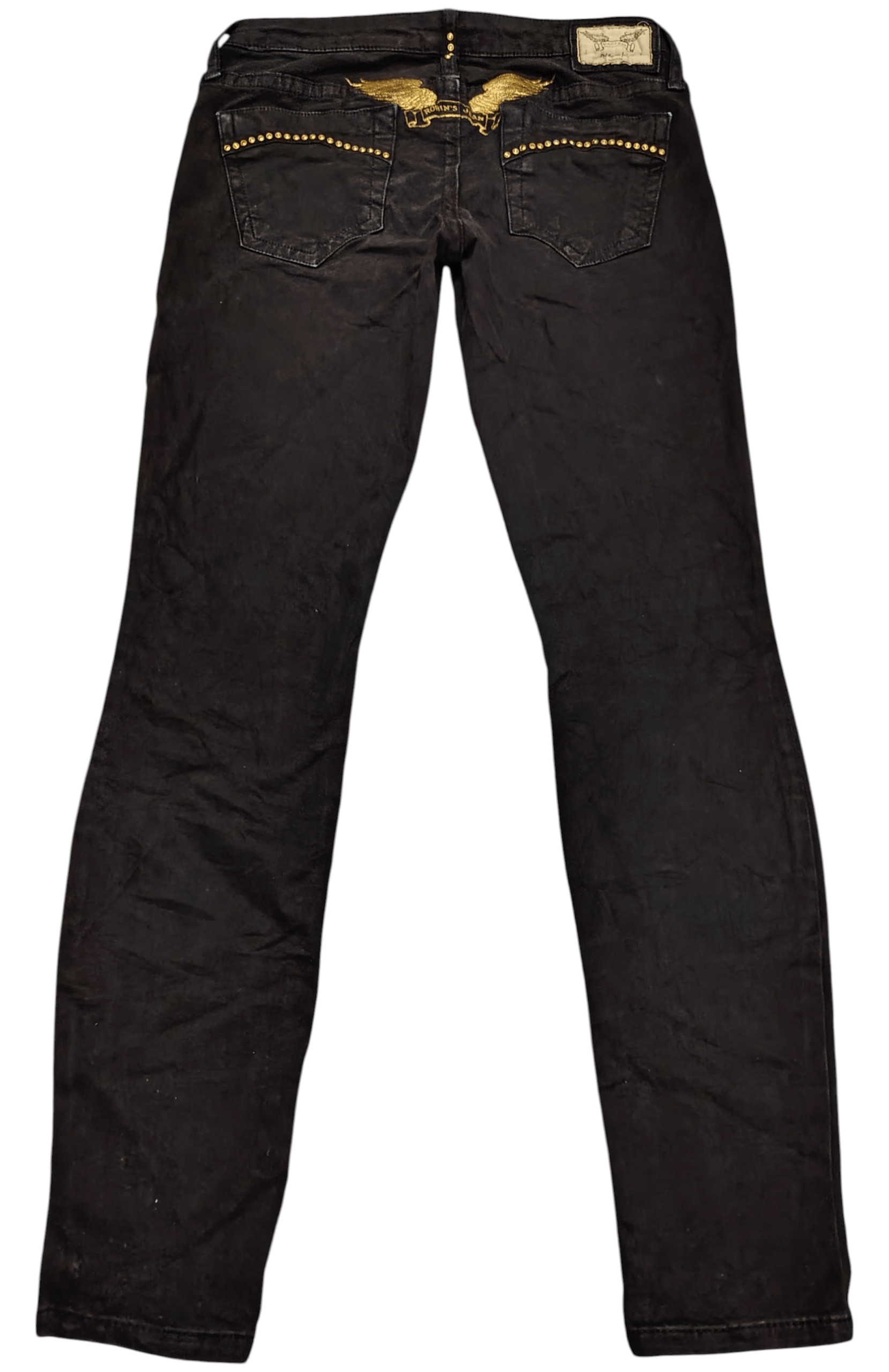 Robins Jeans Robin Jeans Embroidered back Wings Bead Stretch Skinny Pants Size US 30 / EU 46 - 1 Thumbnail