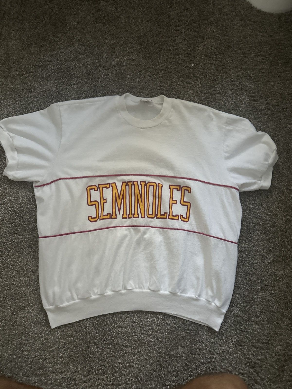 Nutmeg fsu seminoles white tee Size US S / EU 44-46 / 1 - 1 Thumbnail