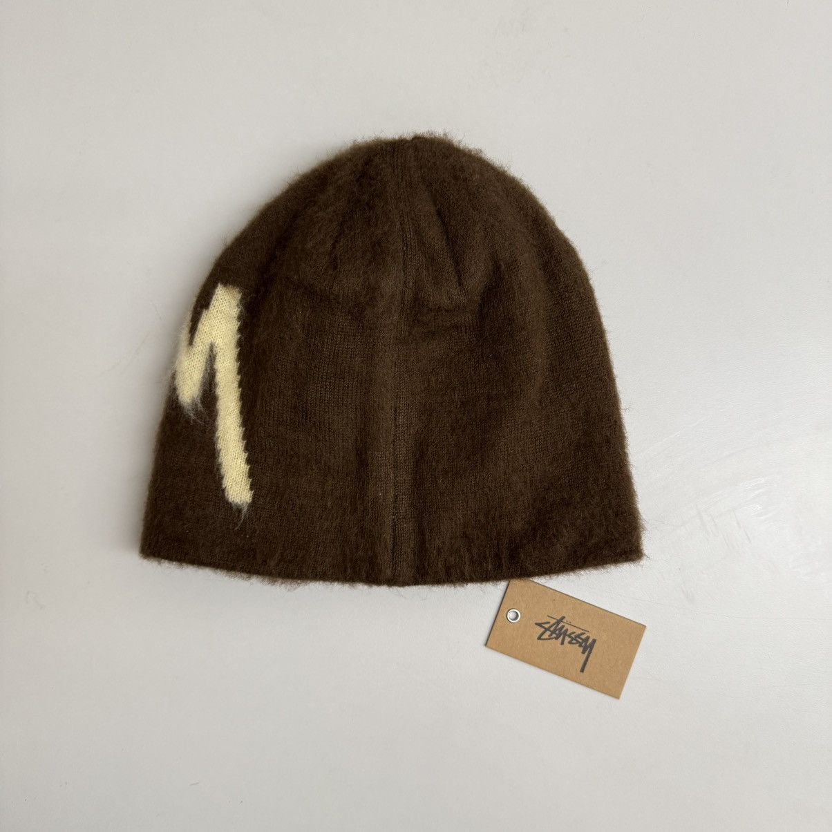 Stussy Stussy Brushed Out Stock Skullcap - Brown Beanie Hat Size ONE SIZE - 3 Thumbnail