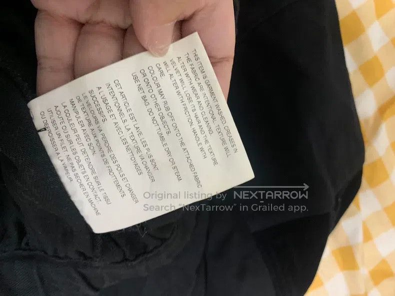 Comme des Garcons Comme Des Garcons size XS Culottes black velvet patchwork Size 23" - 9 Thumbnail