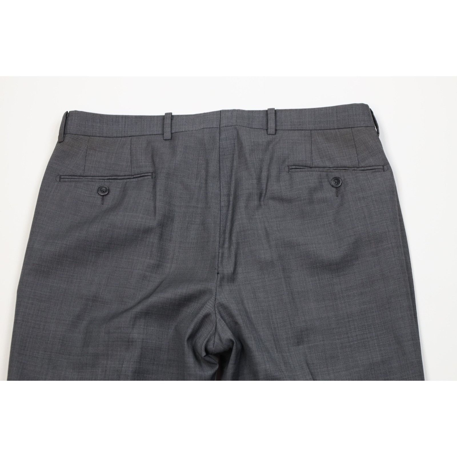 Calvin Klein Calvin Klein Extreme Slim Fit Wool 2 Piece Suit Wedding Size 40R - 17 Thumbnail