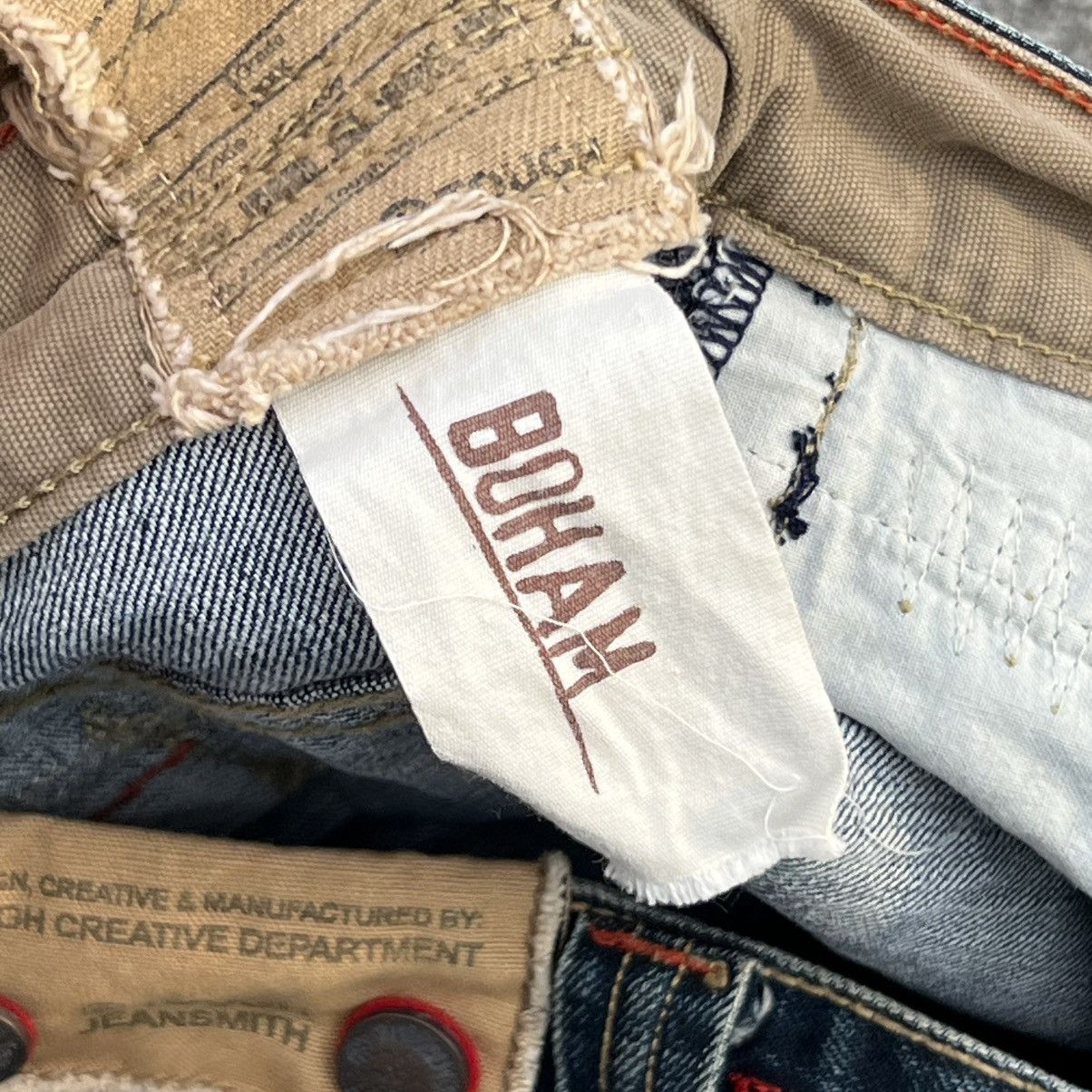 If Six Was Nine “TOUGH JEANSMITH” BOHAM MILITARY STYLE DISTRESSED JEANS Size US 36 / EU 52 - 12 Thumbnail