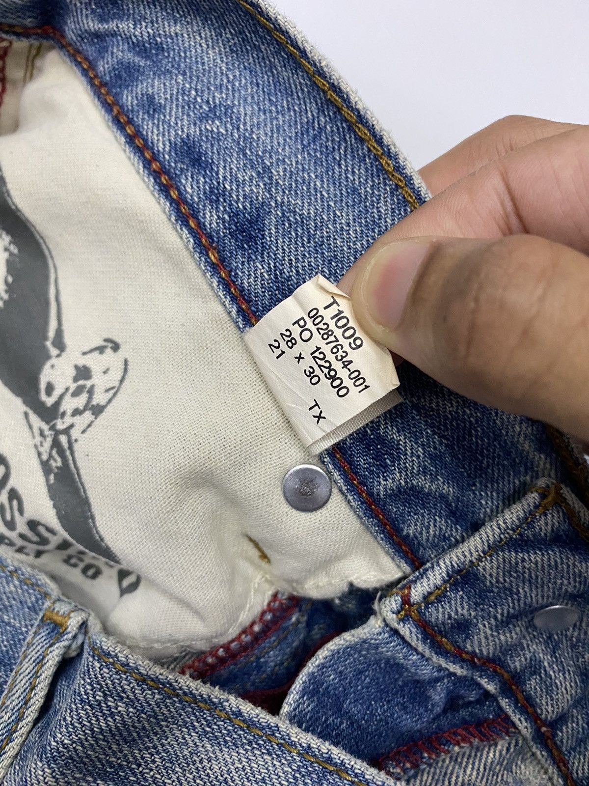 Japanese Brand × Mossimo 🔥DISTRESSED DENIM MOSSIMO SUPPLY CO DENIM JEANS Size US 31 - 13 Thumbnail