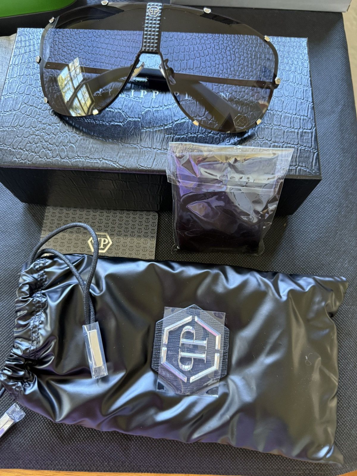 Philipp Plein Philip Plein Plein Stud Aviators Size ONE SIZE - 1 Thumbnail