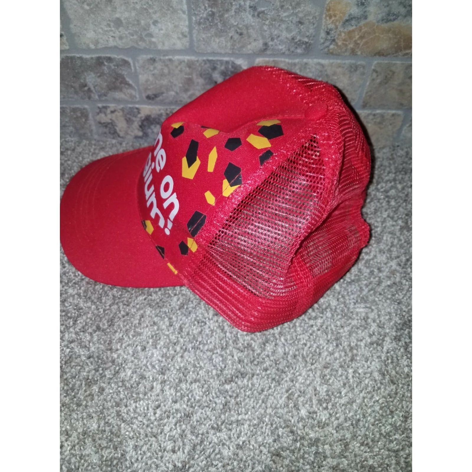 Vintage VINTAGE Coca Cola Come On Belgium Red Snapback Hat Unisex One Size Fits All Size ONE SIZE - 3 Thumbnail