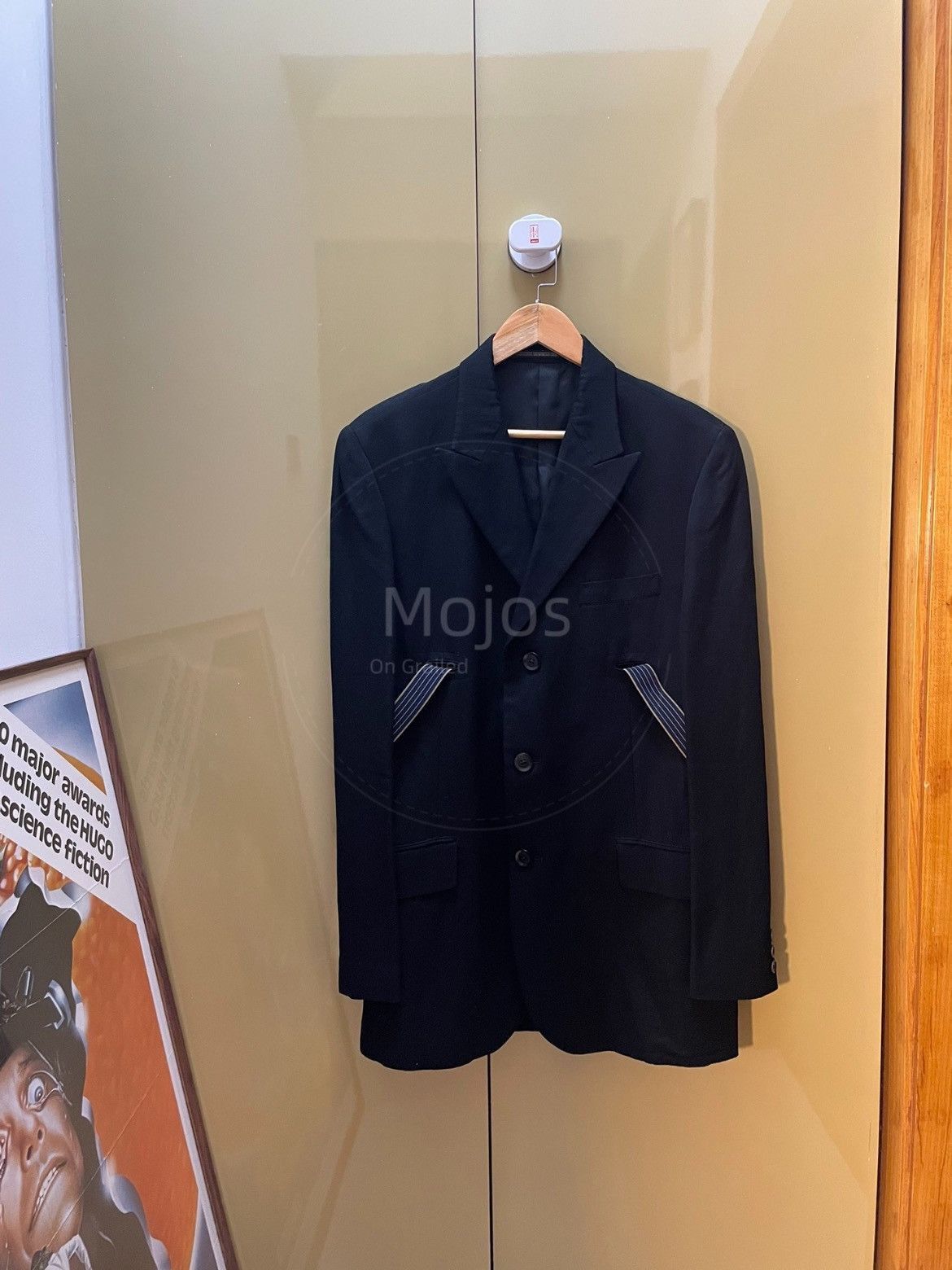 Yohji Yamamoto Sz 2 Yohji Yamamoto Pour Homme 07SS Stripe Jacket-2508 Size US M / EU 48-50 / 2 - 1 Thumbnail