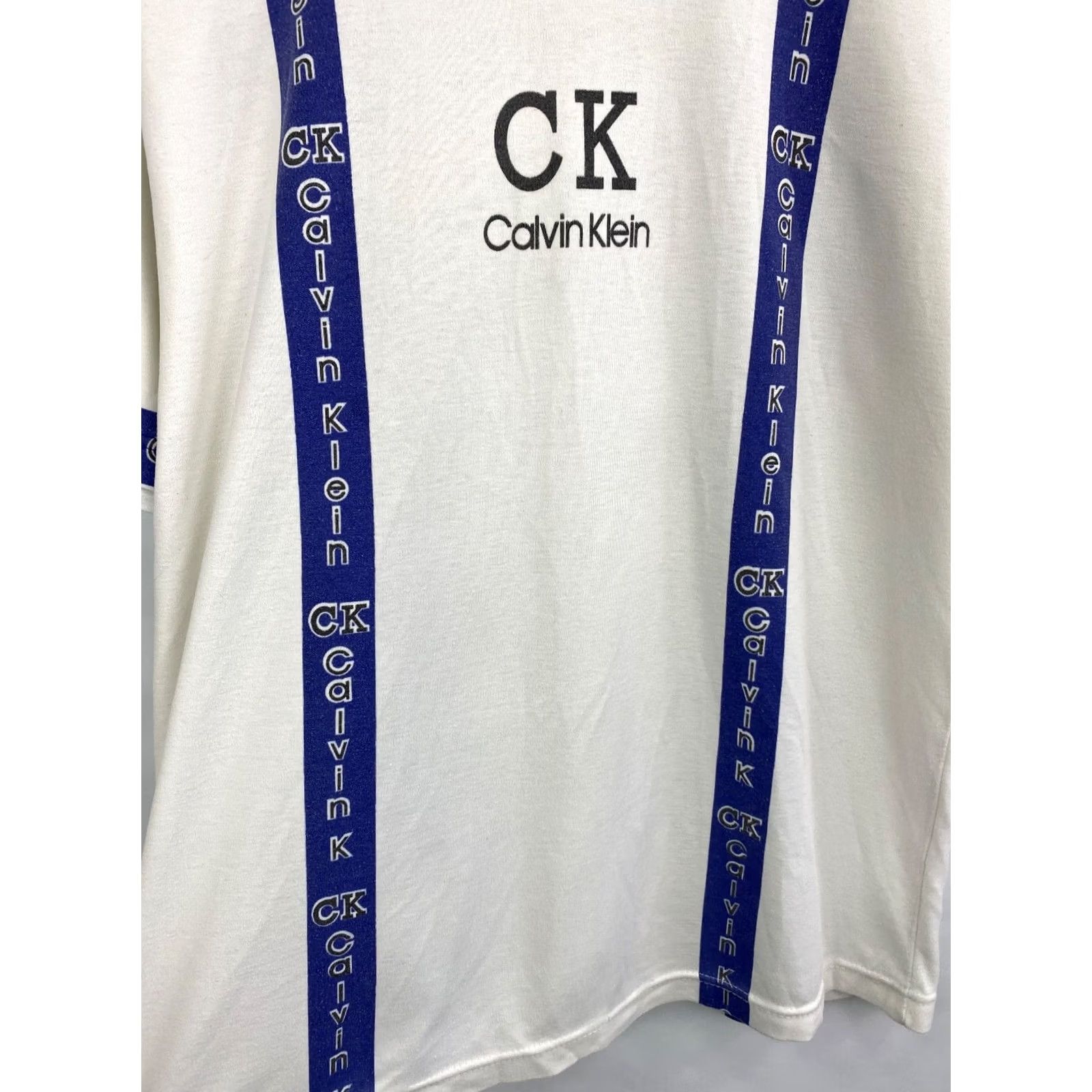 Calvin Klein VINTAGE Calvin Klein T-Shirt Mens 1990s White KS M 90s Art Classic USA Rare Y2K Style Size US M / EU 48-50 / 2 - 7 Thumbnail