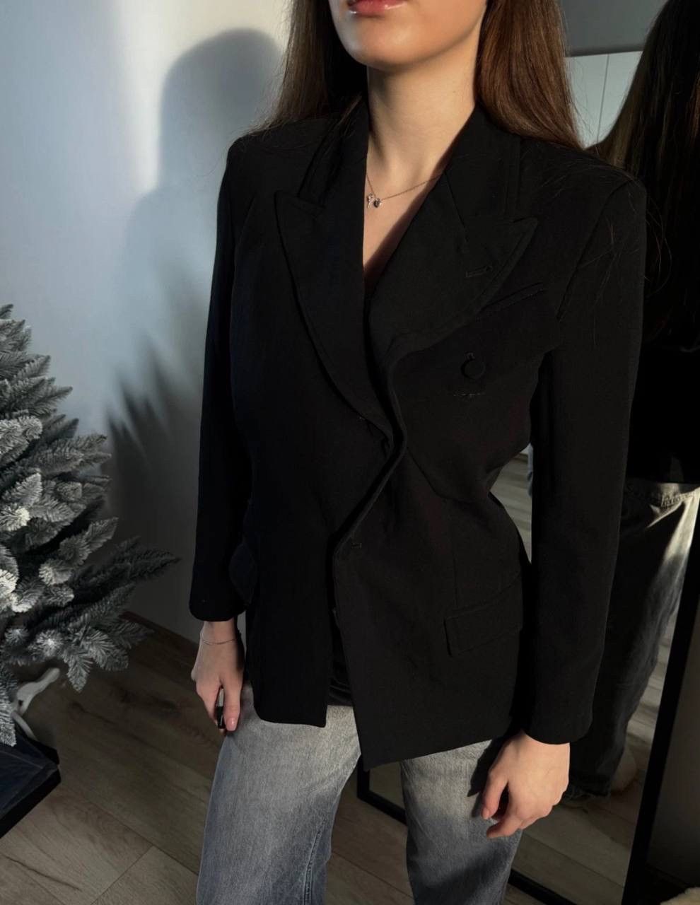 Jean Paul Gaultier Jean Paul Gaultier Vintage Black Asymmetrical Blazer Size M / US 6-8 / IT 42-44 - 1 Thumbnail