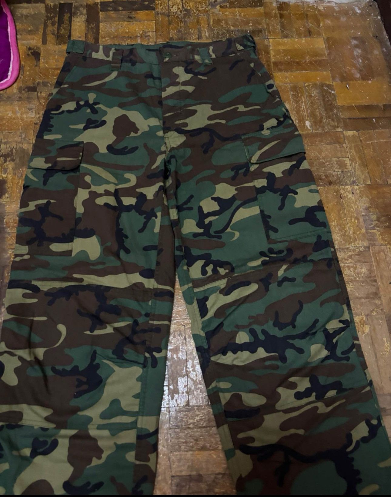 Vintage Camouflage Men Cargo Pant (Size 32) Size US 32 / EU 48 - 2 Thumbnail