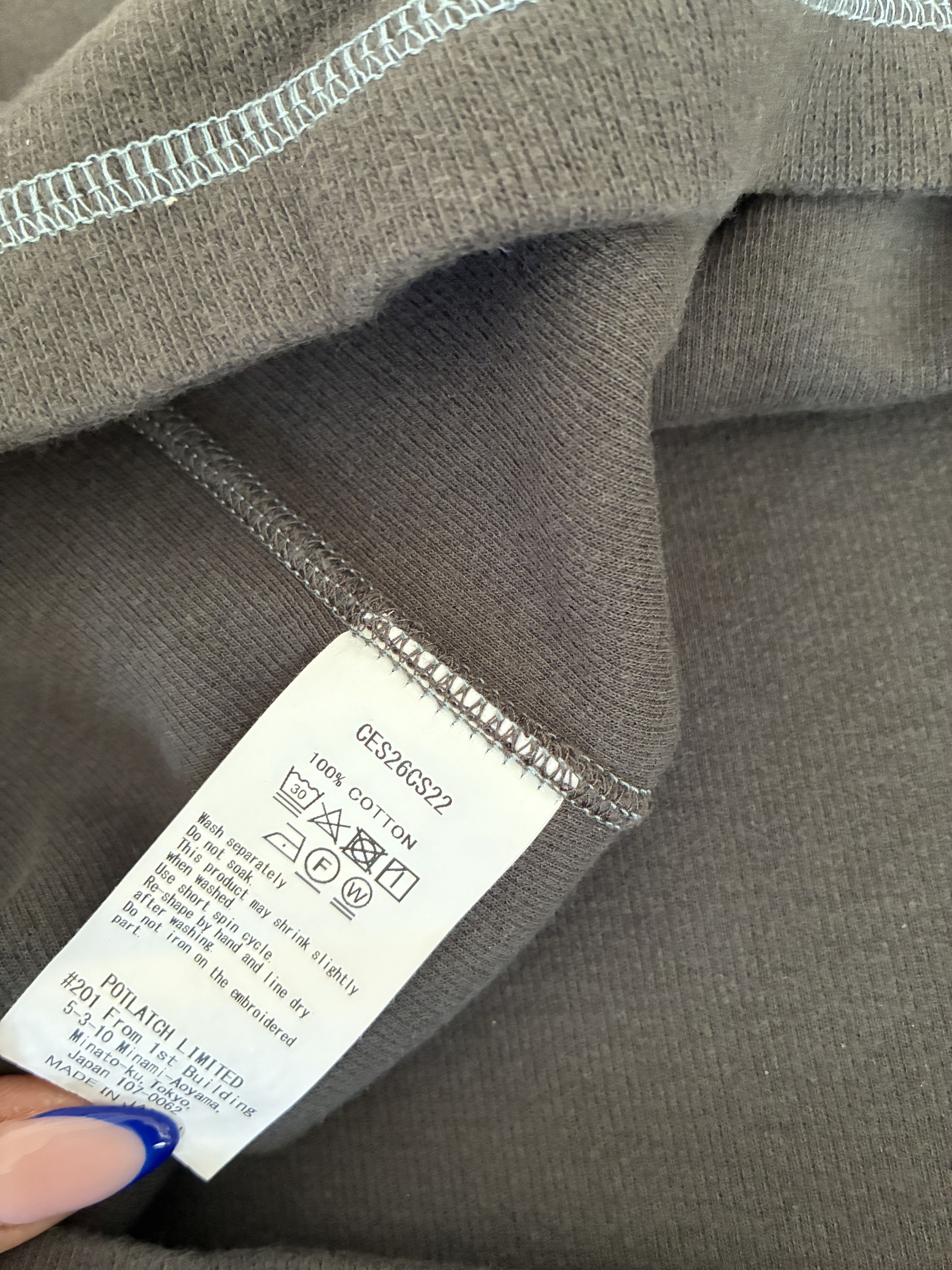 Cav Empt C.E Cav Empt Crew Neck Double Knit - Charcoal Size US XL / EU 56 / 4 - 3 Thumbnail
