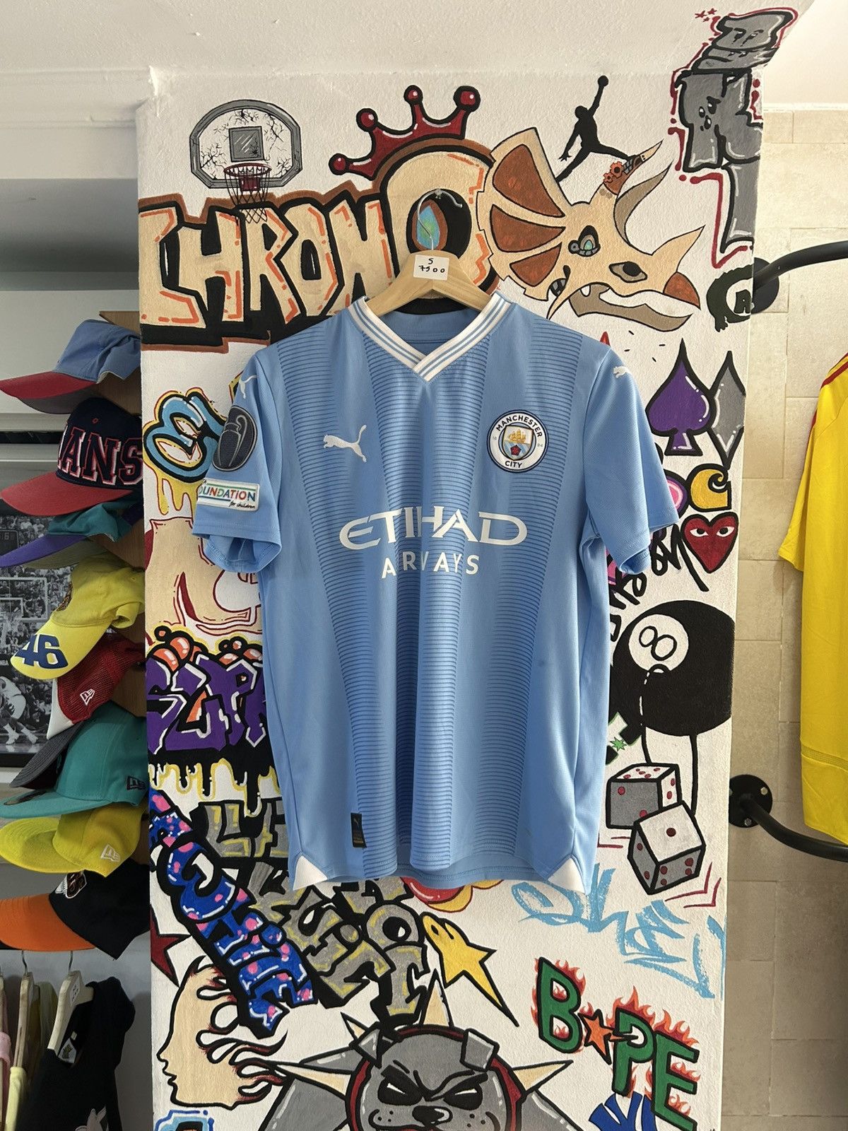 Puma × Vintage Manchester City 2023/24 De Bruyne home kit Size US S / EU 44-46 / 1 - 1 Thumbnail
