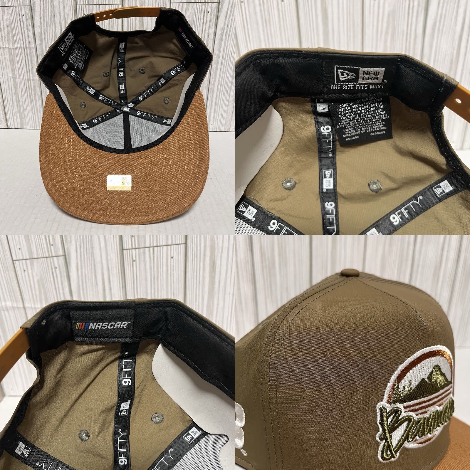 New Era Alex Bowman Hat Cap New Era SnapBack Team Hendrick 48 NASCAR A-Frame Ripstop Brown One Size Men Adjustable Lightweight Snapback Size ONE SIZE - 8 Thumbnail