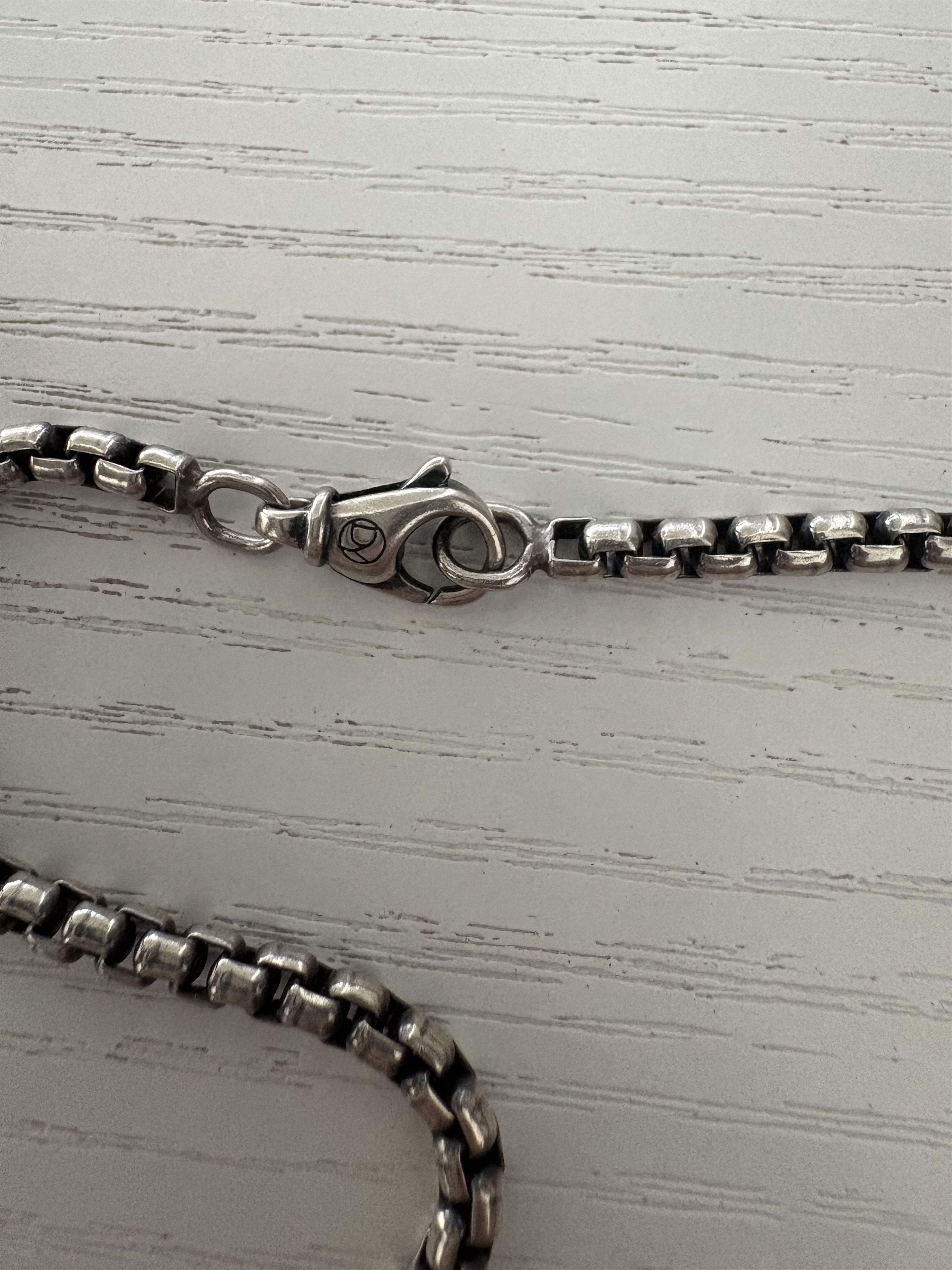 David Yurman Box Chain Necklace Sterling Silver, 3.6mm Size: 18 IN Size ONE SIZE - 7 Thumbnail