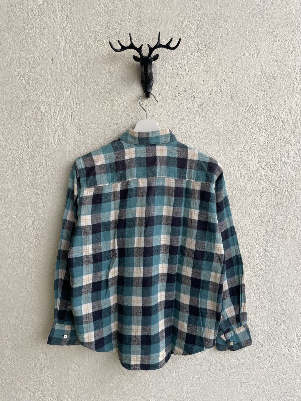 45rpm 2000s 45rpm Plaid Flannel Y2K oversize RRL Hysteric Japan Size XL / US 12-14 / IT 48-50 - 8 Thumbnail