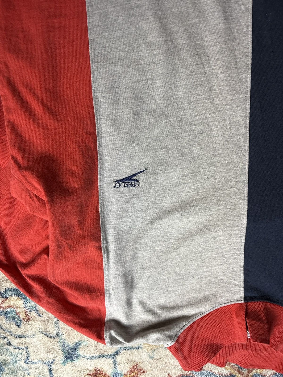 Vintage Vintage Speedo Colour Blocked Long Sleeve T-shirt Size XL Size US XL / EU 56 / 4 - 4 Thumbnail