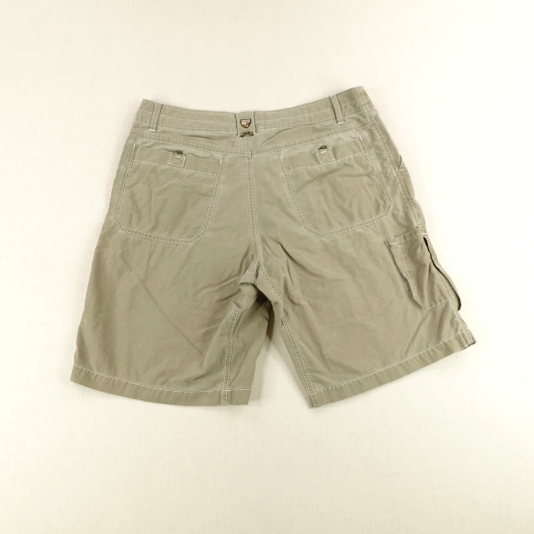 Vintage VINTAGE Kuhl Cargo Shorts Mens 34 Beige Casual Hiking Workwear Outdoor Cotton Breathable Quick Dry Size US 34 / EU 50 - 5 Thumbnail