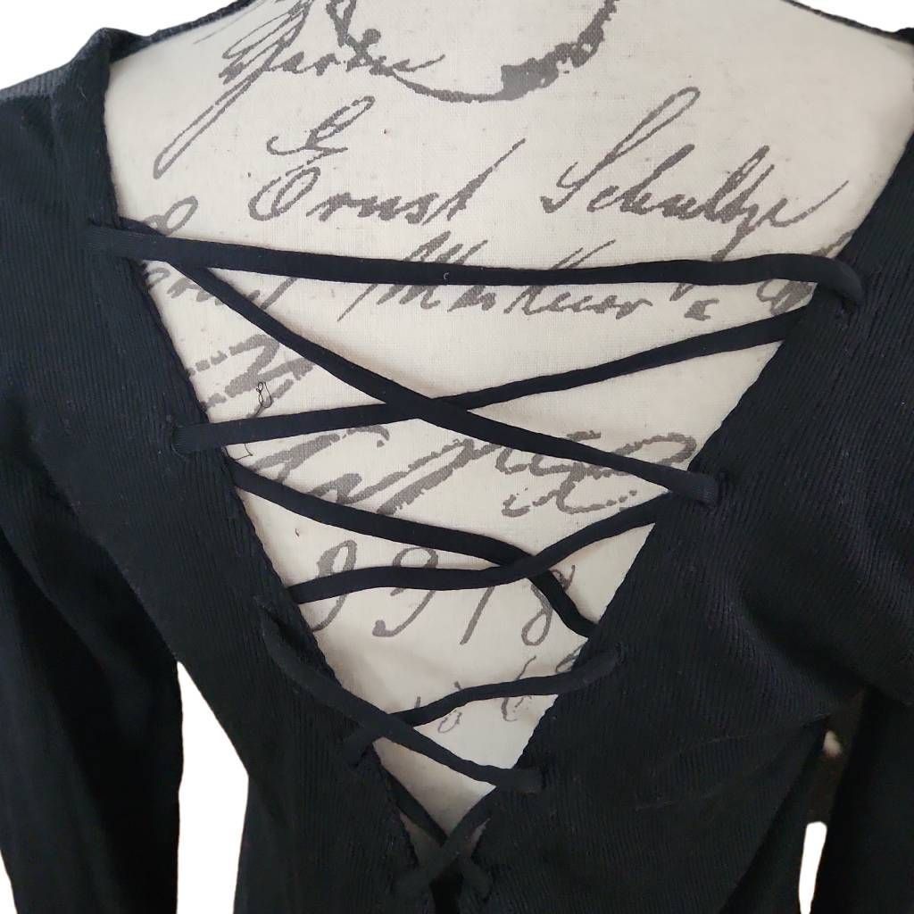 Chaser Brand Chaser Ladies Size Medium Black Soft Ribbed Long Sleeve Shir Size M / US 6-8 / IT 42-44 - 4 Thumbnail