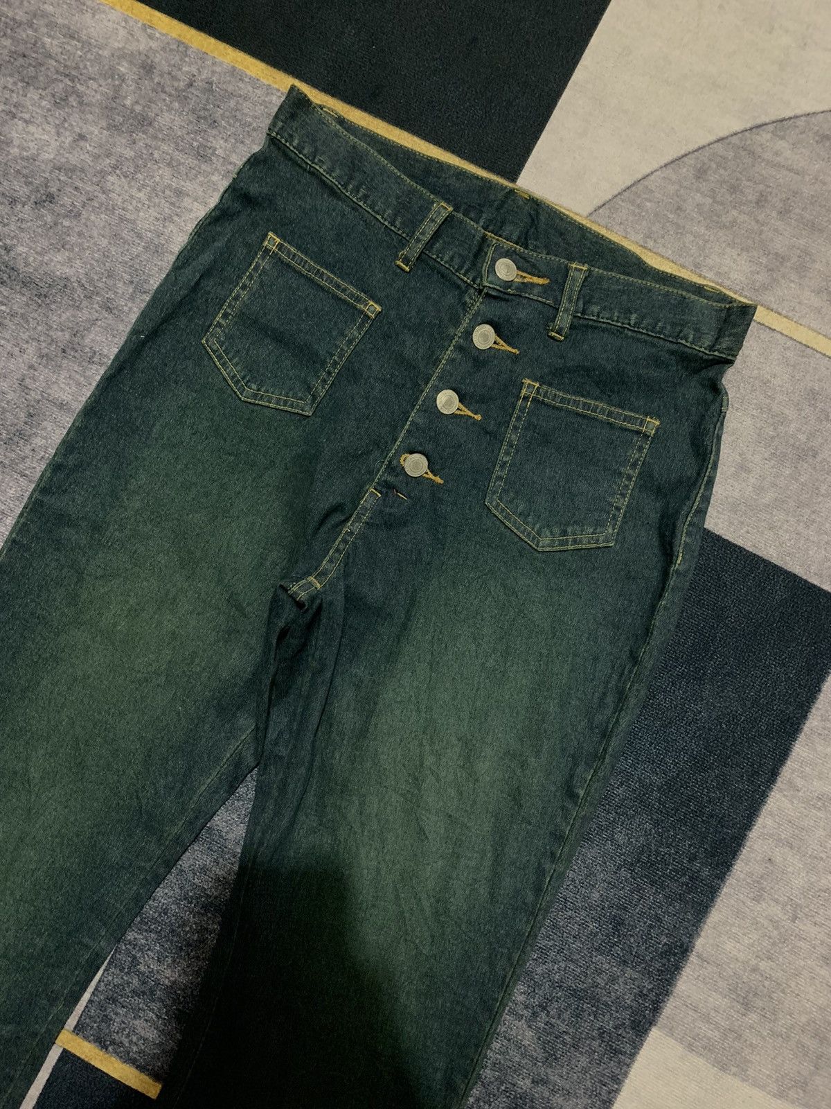 Japanese Brand Y2k IFSIXWASNINE DENIM PANTS Size US 29 - 2 Thumbnail